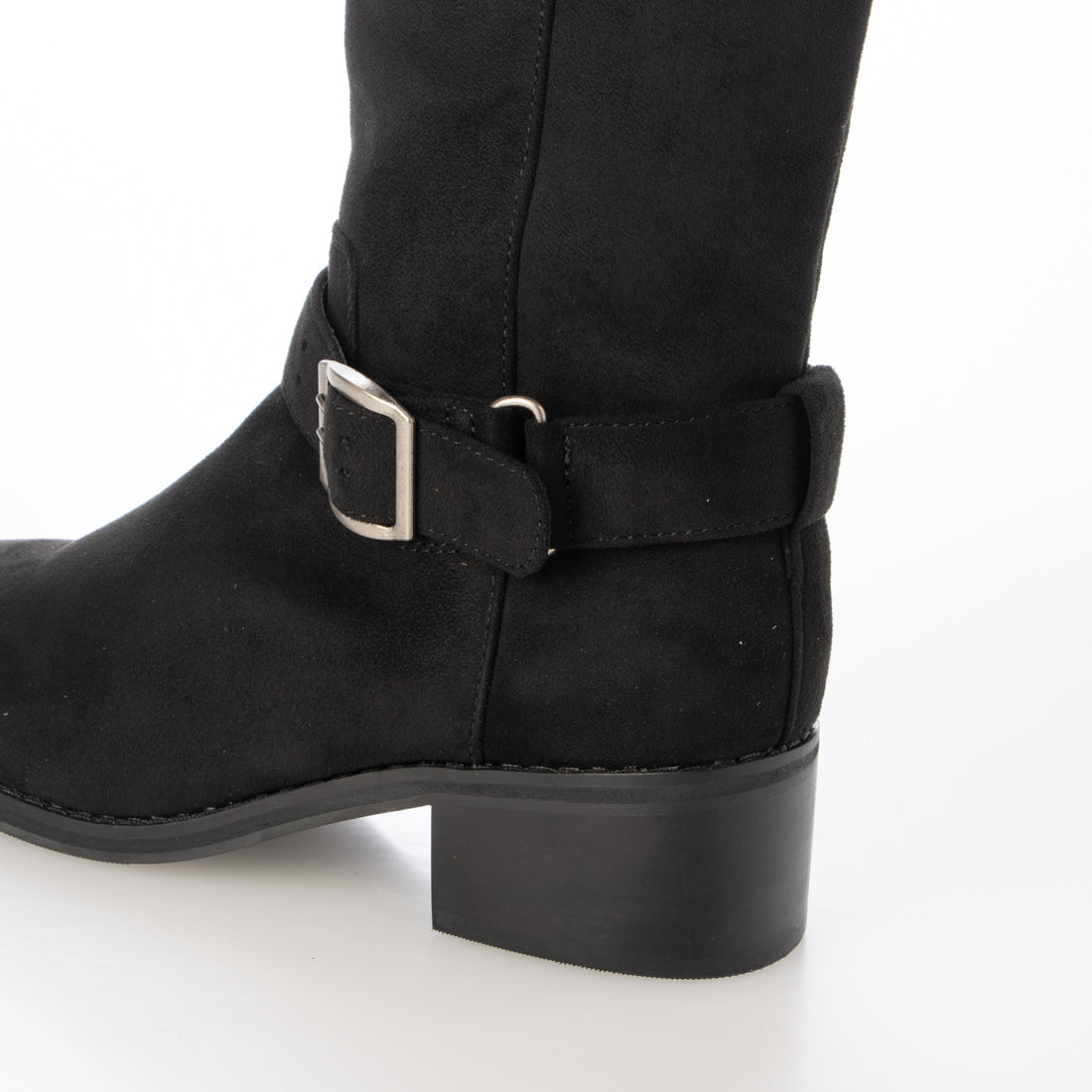 シューズインクローゼット Shoes in Closet -シュークロ- シンプル エンジニア ベルト ミドル ブーツ 2469 （ブラック） ブラック