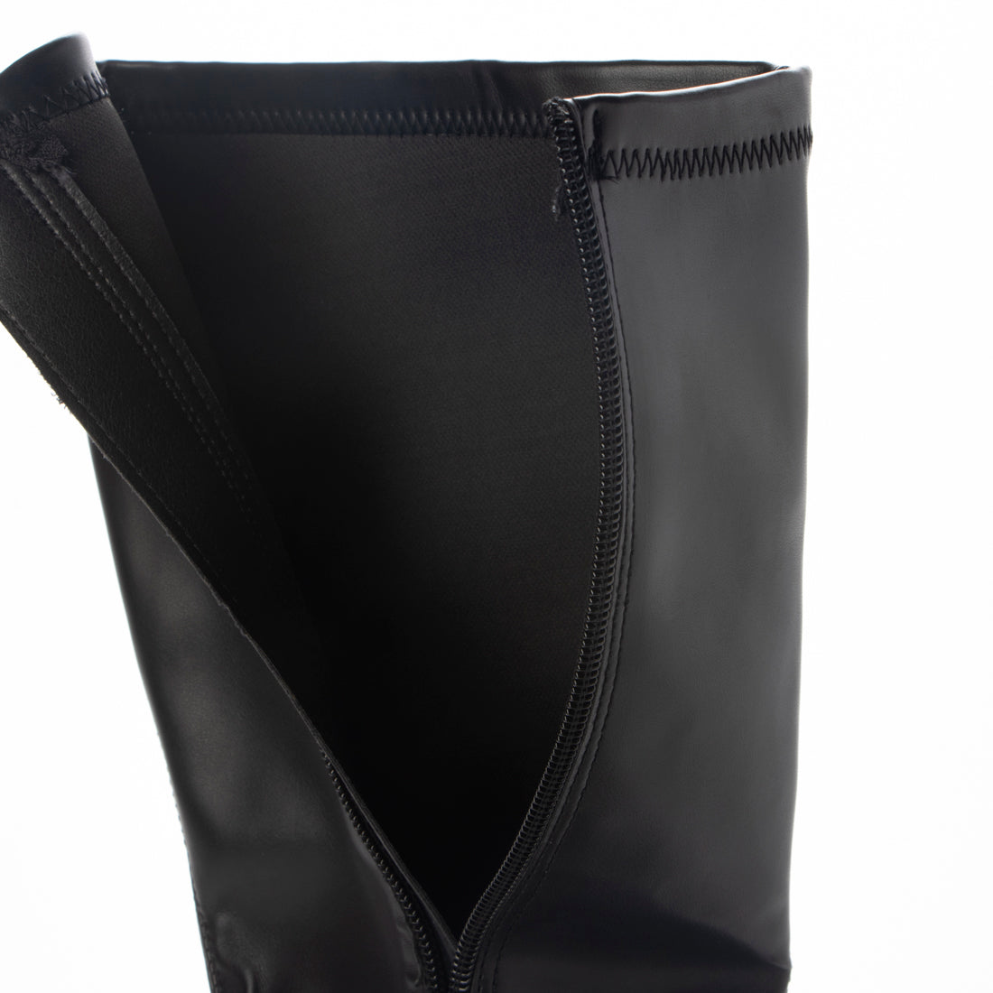 シューズインクローゼット Shoes in Closet -シュークロ- 厚底2段ソール ヒールアップ ストレッチ ロングブーツ 1846 （ブラック） ブラック