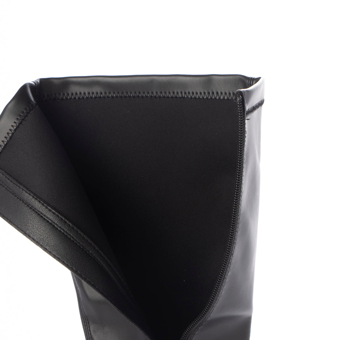 シューズインクローゼット  Shoes in Closet -シュークロ- 厚底 ヒールアップ プレーンストレッチ ロングブーツ 1879 （ブラック） ブラック