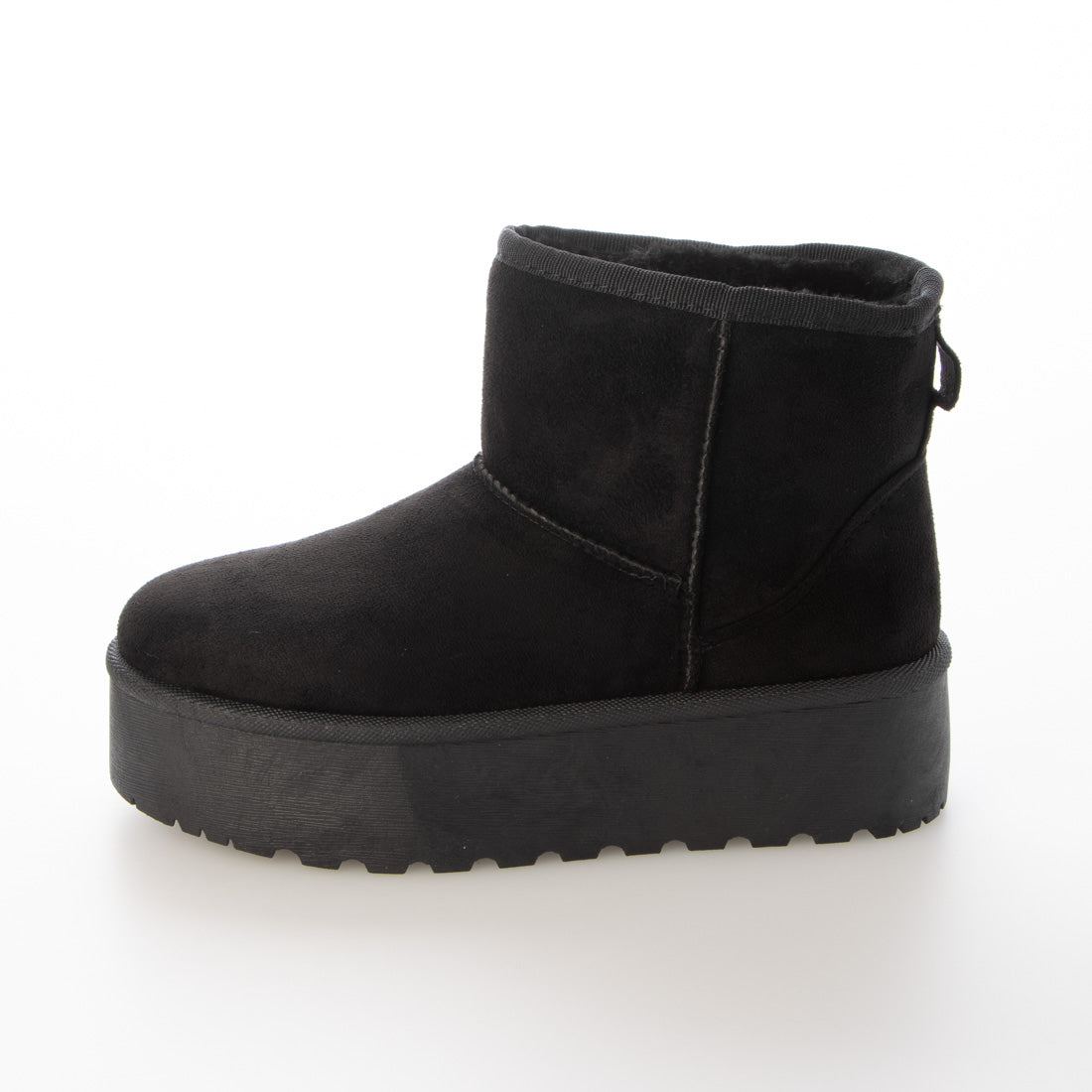 Shoes in Closet -Shoe Closet- Thick sole platform plain sheepskin boots 6803