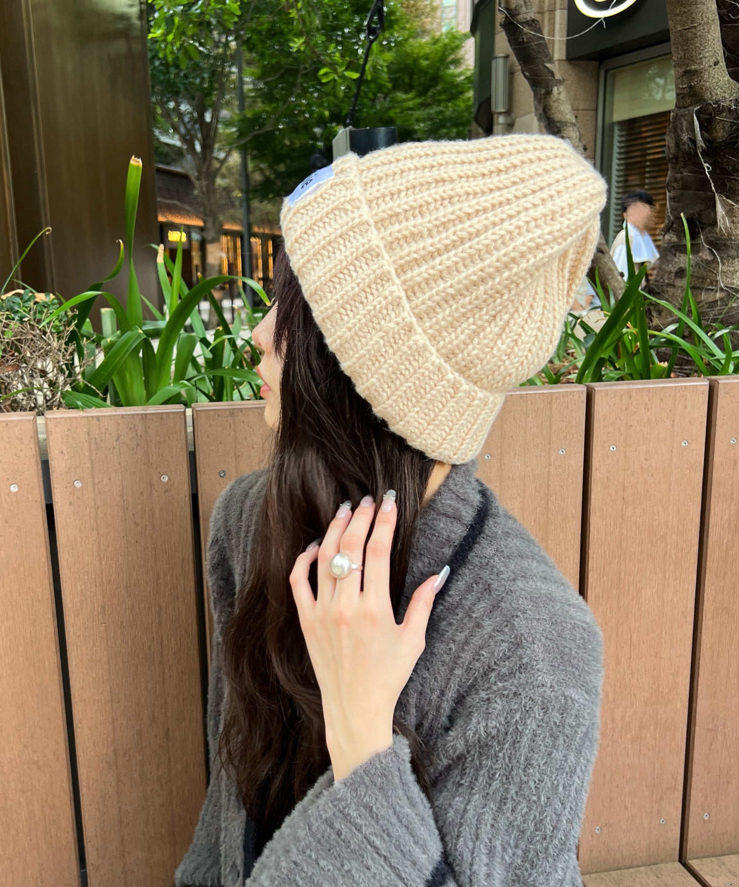 ソラ :SoLA Joiaニット帽 （beige） beige