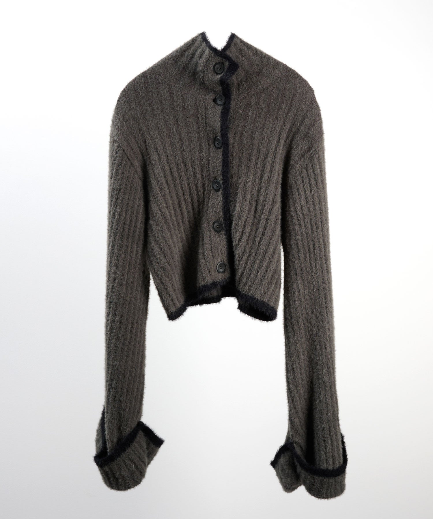 ソラ :SoLA スタンドアンサンブルニット【sw_718】 （charcoal gray） charcoal gray