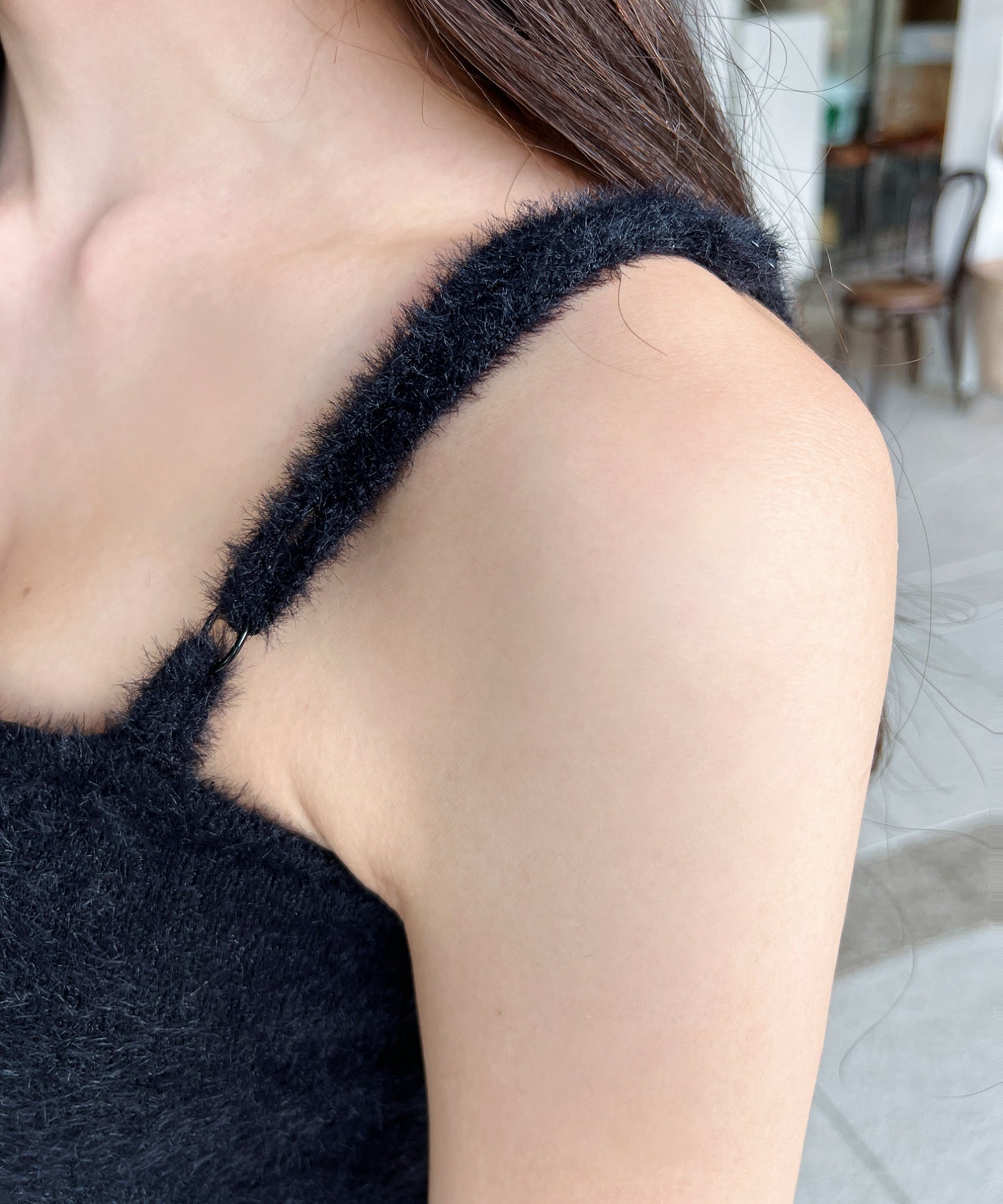 ソラ :SoLA スタンドアンサンブルニット【sw_718】 （charcoal gray） charcoal gray