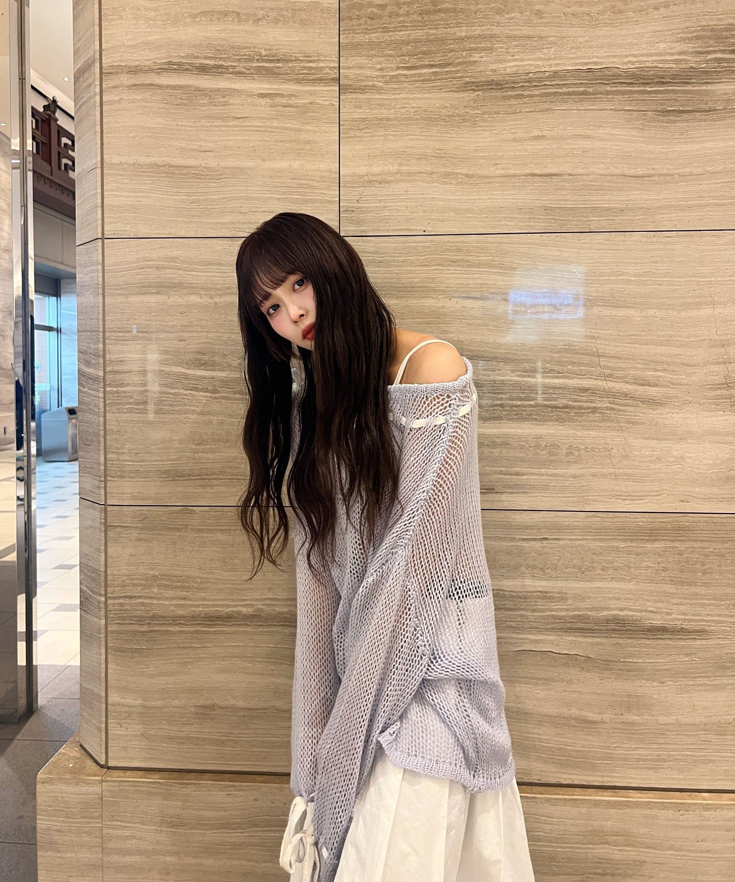 ソラ :SoLA リボンプルオーバー【sw_718】 （gray） gray