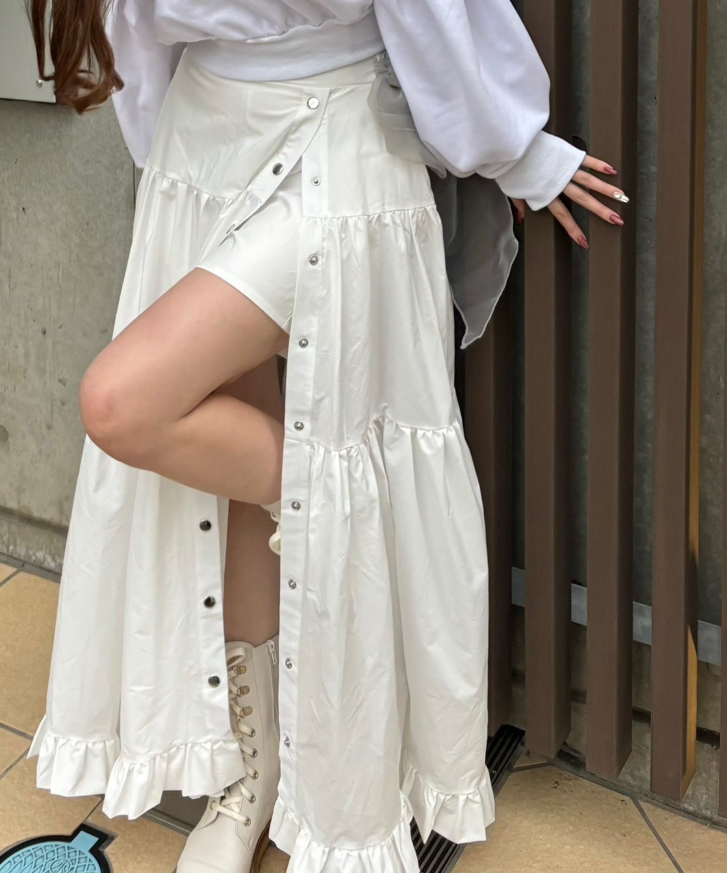 ソラ :SoLA ティアードドレスショートパンツ （Offwhite） Offwhite