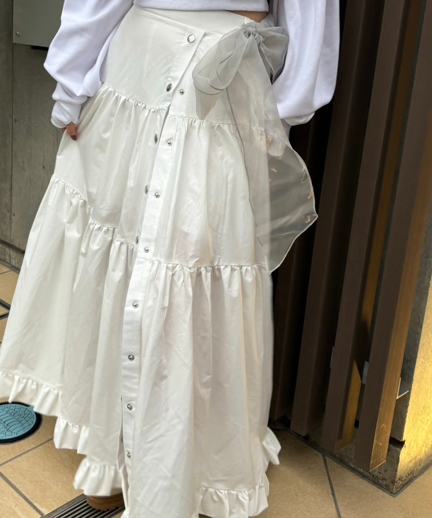 ソラ :SoLA ティアードドレスショートパンツ （Offwhite） Offwhite