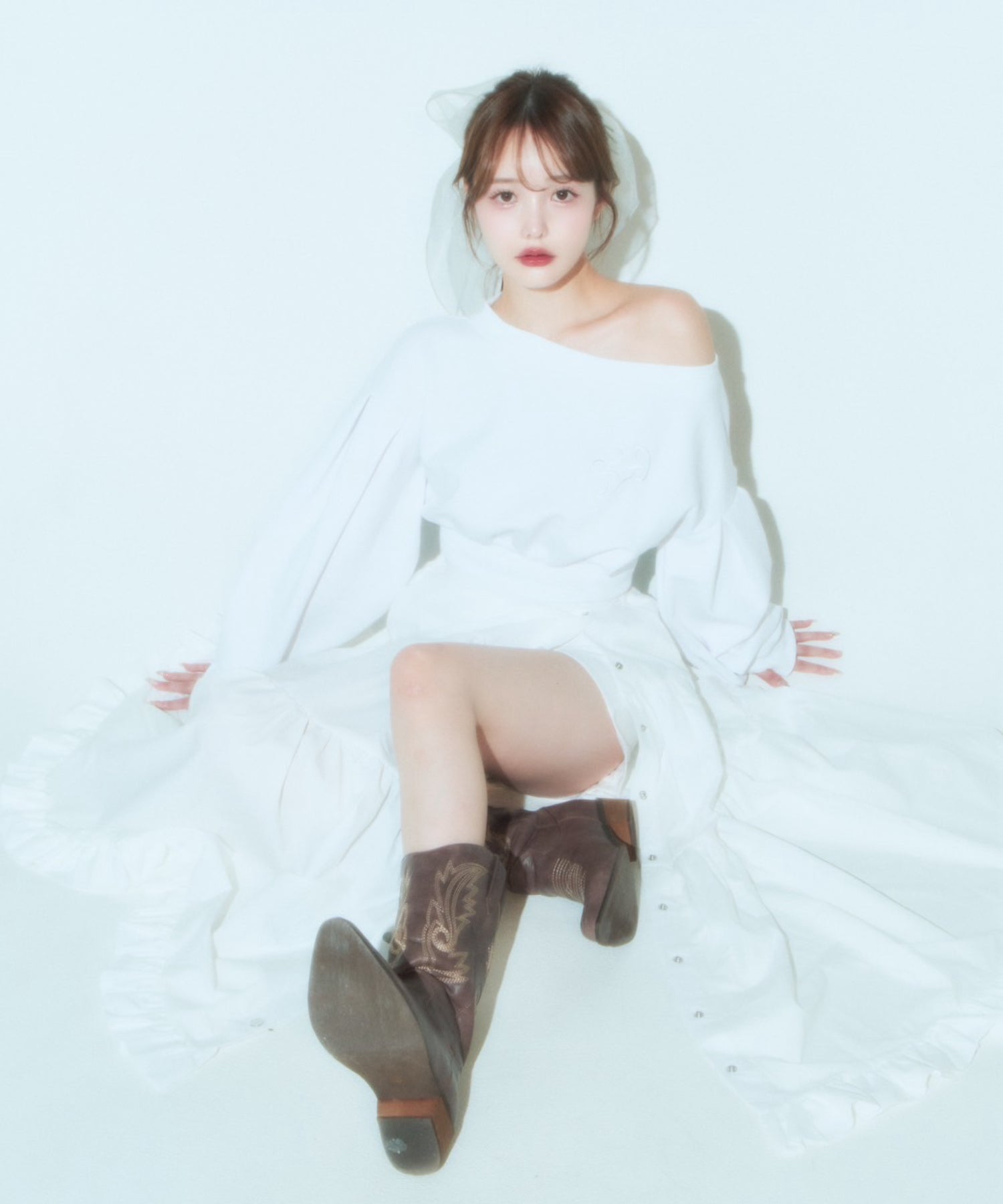 ソラ :SoLA ティアードドレスショートパンツ （Offwhite） Offwhite