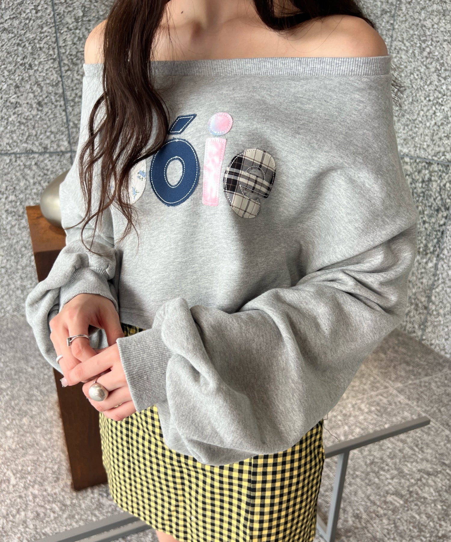 ソラ :SoLA ショートロゴスエット【sw_718】 （gray） gray