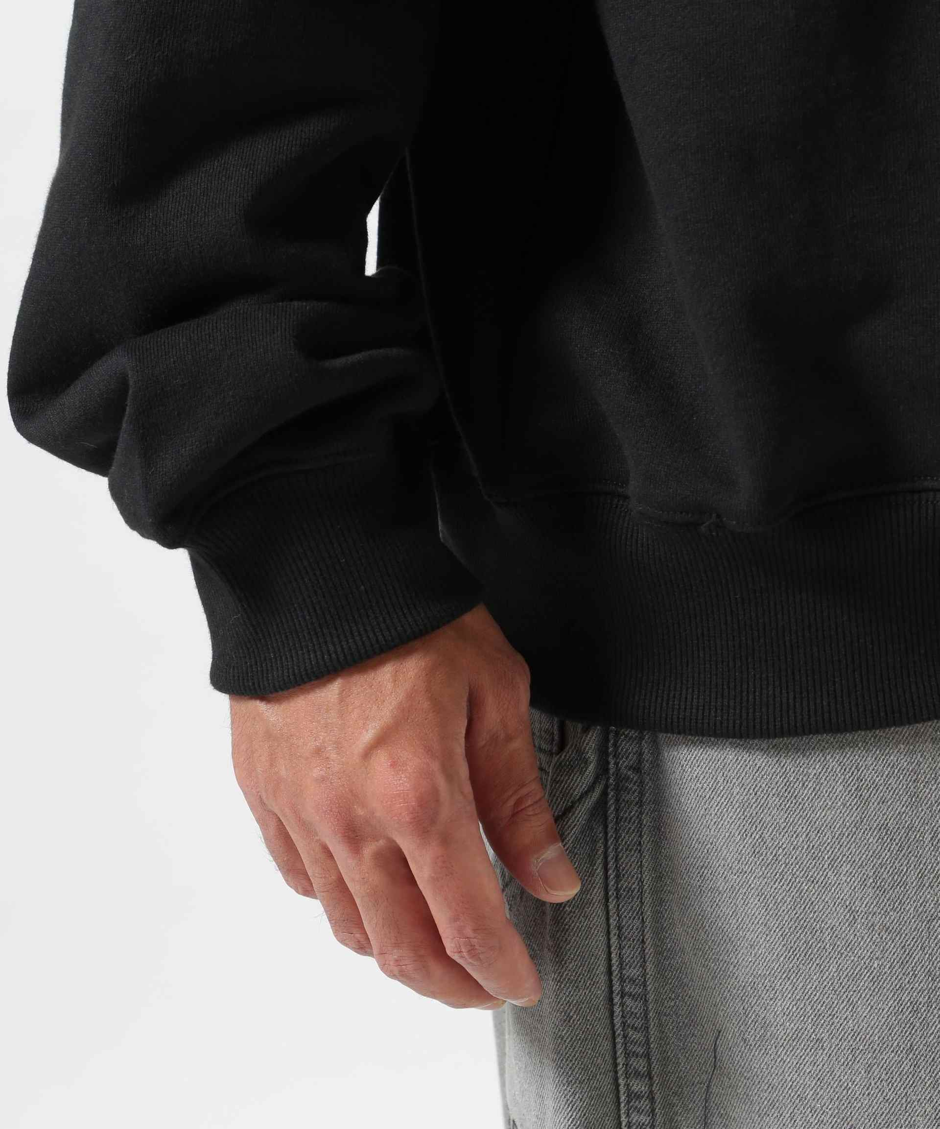 《WEB&DEPOT限定》FLIGHT MECHANIC CREW NECK SWEAT / フライト メカニック クルーネック スウェット ブラック