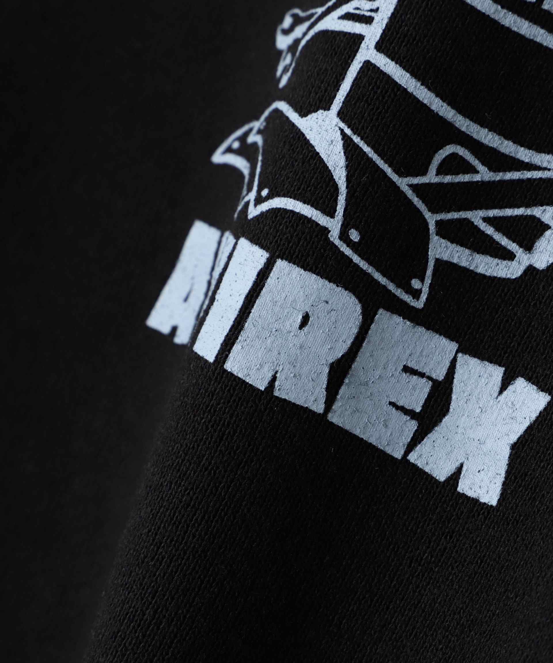 《WEB&DEPOT限定》FLIGHT MECHANIC CREW NECK SWEAT / フライト メカニック クルーネック スウェット ブラック