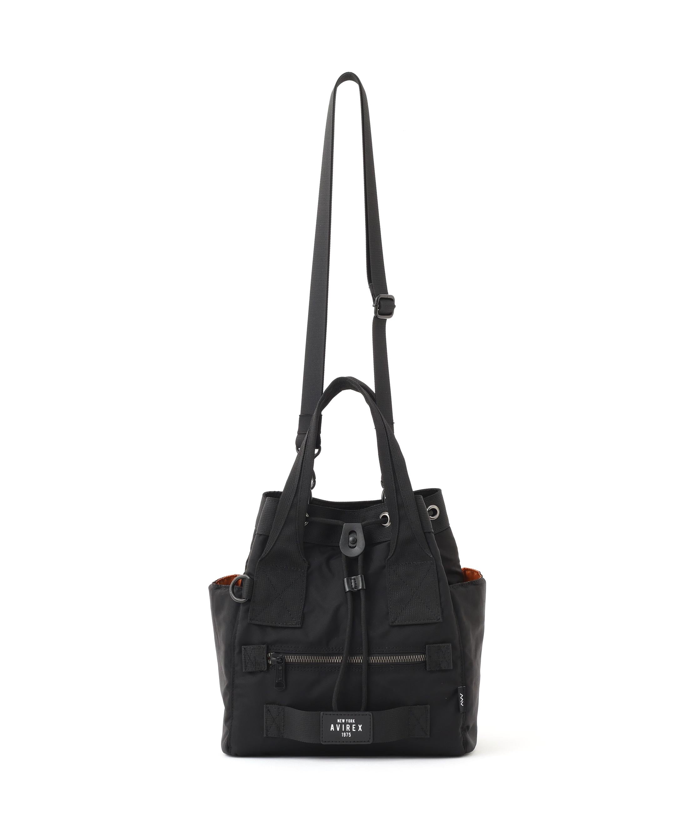 《直営店限定》NYLON MINI SHOULDE> RAG/ナイロンミニショルダーバッグ ブラック