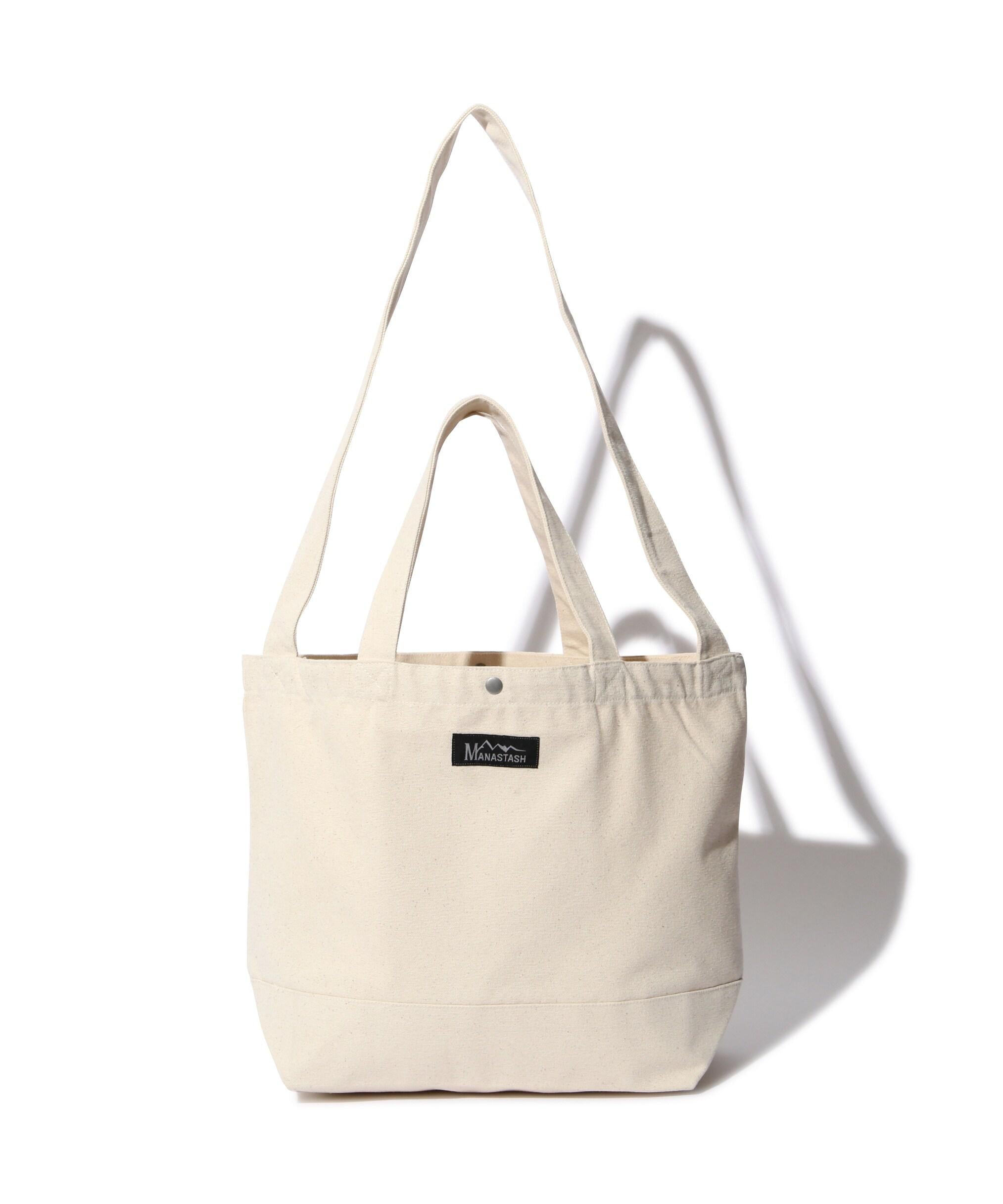 MANASTASH/マナスタッシュ/TOON MT. LOGO 2WAY TOTE RAG ナチュラル4