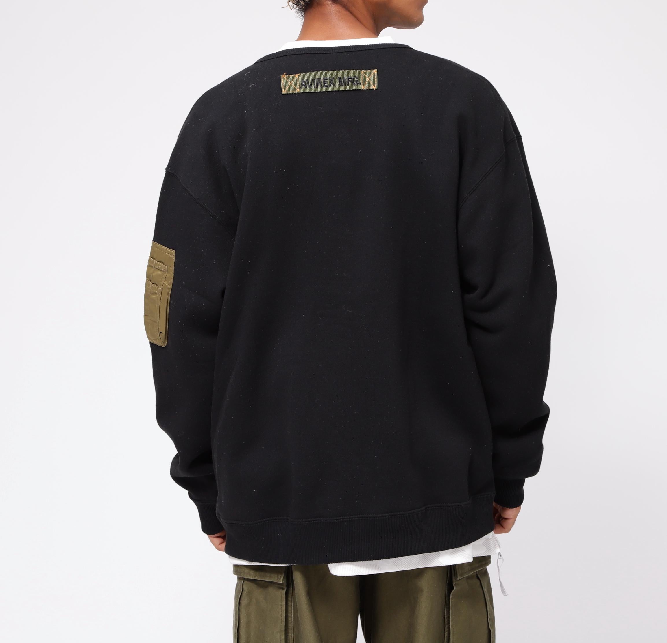 《WER&DEPOT限定》TACTICAL CA>DIGAN / タクティカル カーディガン / AVI>EX / アヴィレックス ブラック1