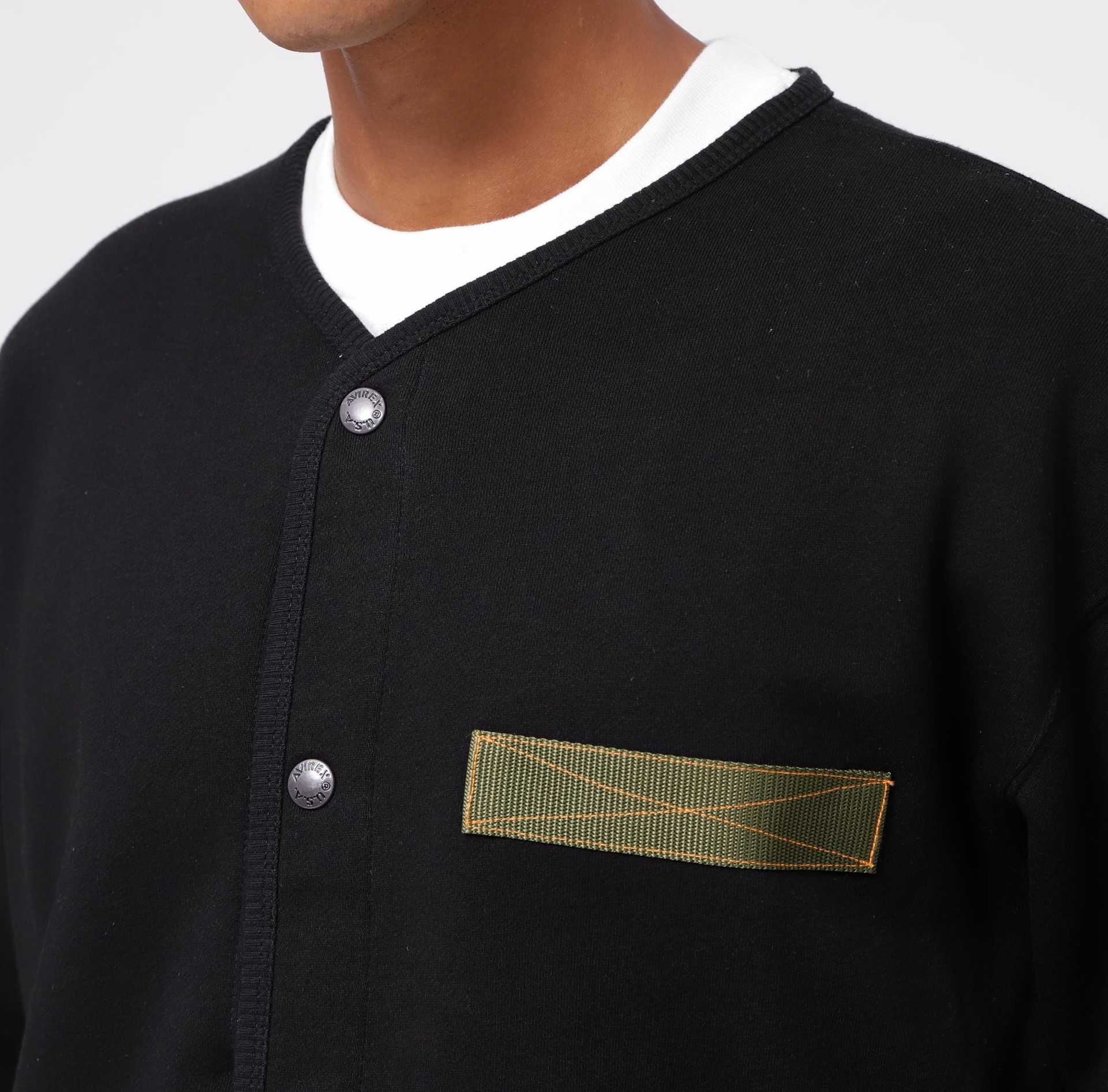 《WER&DEPOT限定》TACTICAL CA>DIGAN / タクティカル カーディガン / AVI>EX / アヴィレックス ブラック1