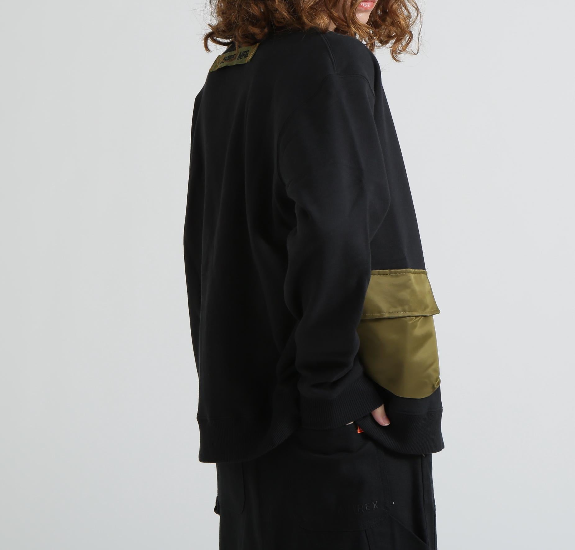 《WEB&DEPOT限定》TACTICAL CARDIGAN / タクティカル カーディガン / AVIREX / アヴィレックス ブラック1