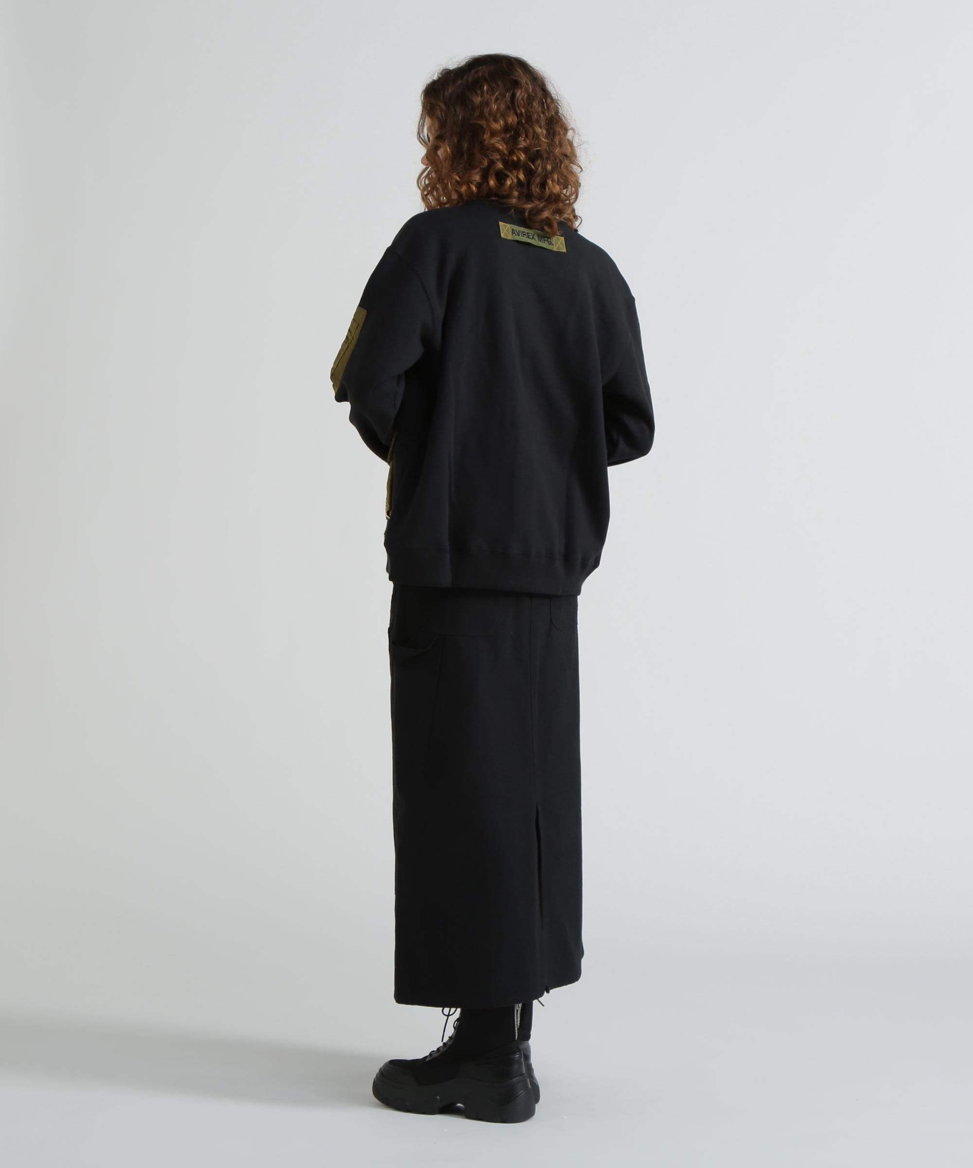 《WEB&DEPOT限定》TACTICAL CARDIGAN / タクティカル カーディガン / AVIREX / アヴィレックス ブラック1