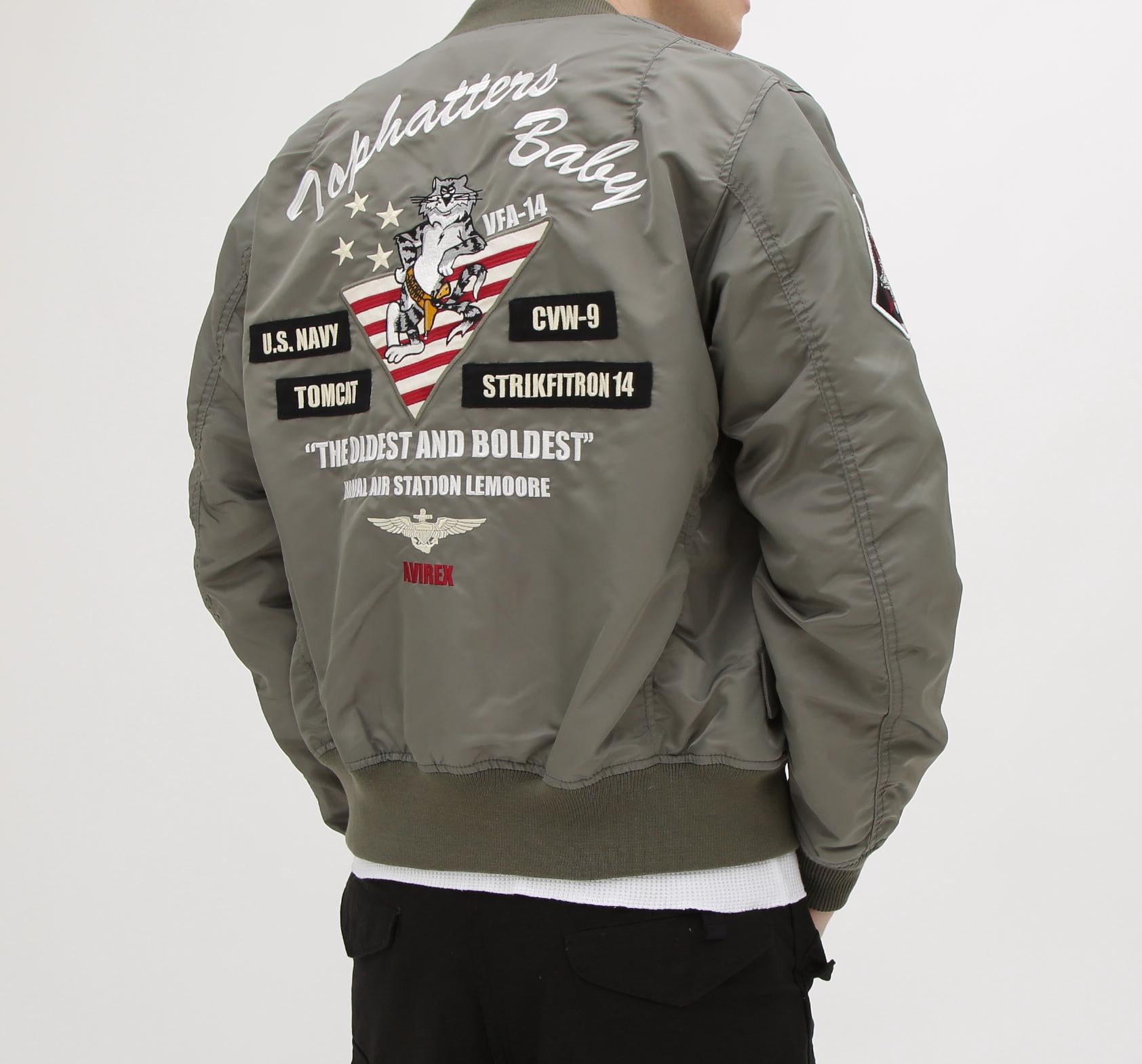 《WER&DEPOT限定》LIGHT MA-1 TOPHATTE>S セージ1