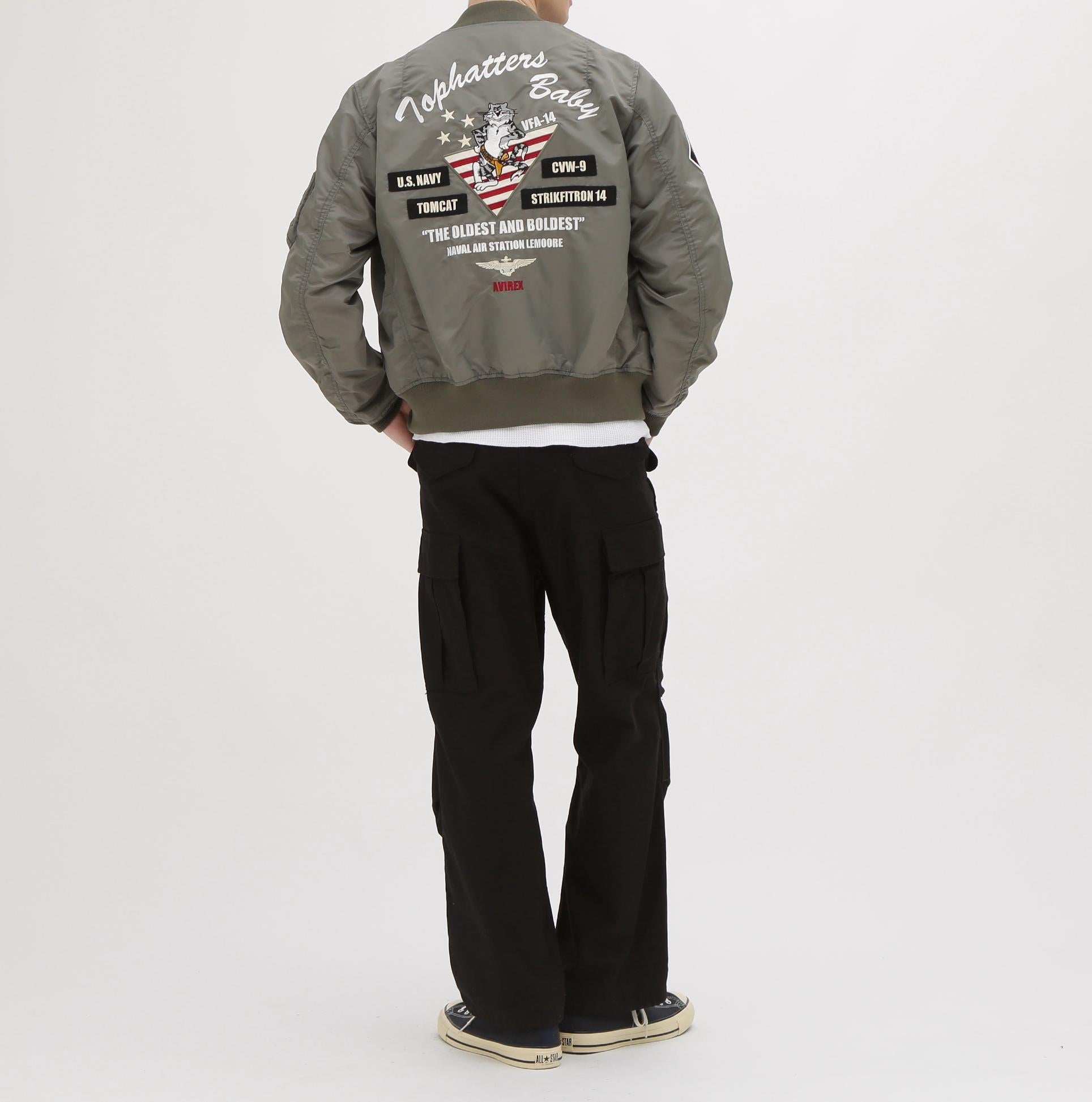 《WER&DEPOT限定》LIGHT MA-1 TOPHATTE>S セージ1