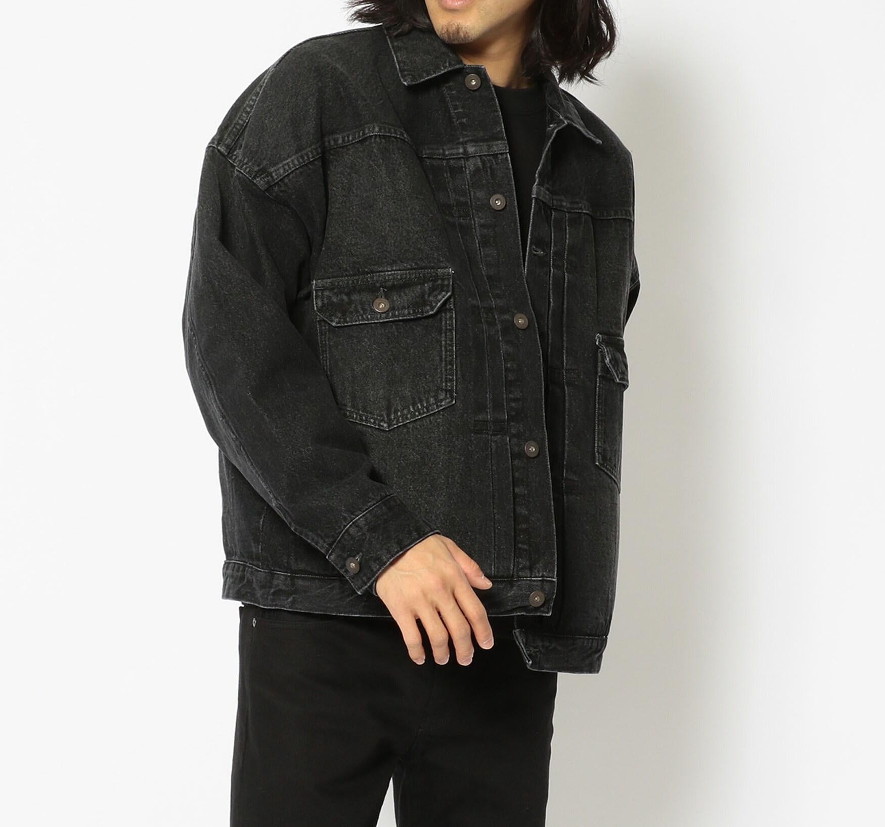 >ET>O G>ADE/レトログレード OVE> DENIM 2nd JACKET オーバーデニムセカンドジャケット ブラック1