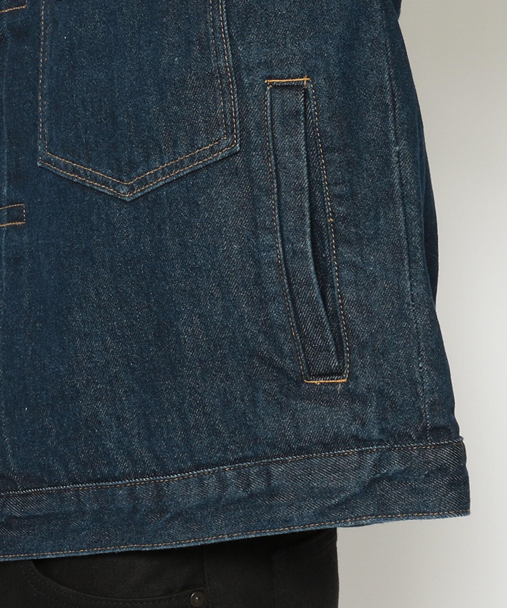 >ET>O G>ADE/レトログレード OVE> DENIM 2nd JACKET オーバーデニムセカンドジャケット インディゴ7