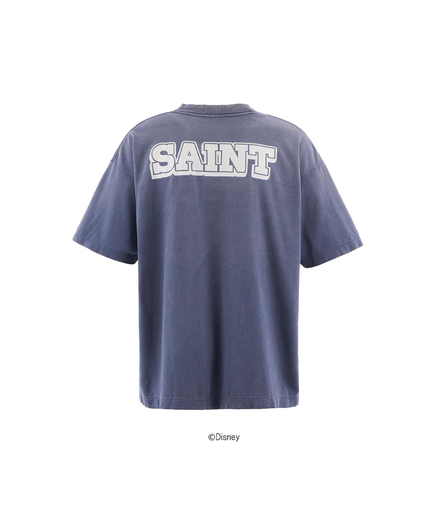 SAINT MICHAEL/セントマイケル/DSN_SS TEE RONJOU> NAVY ネイビー