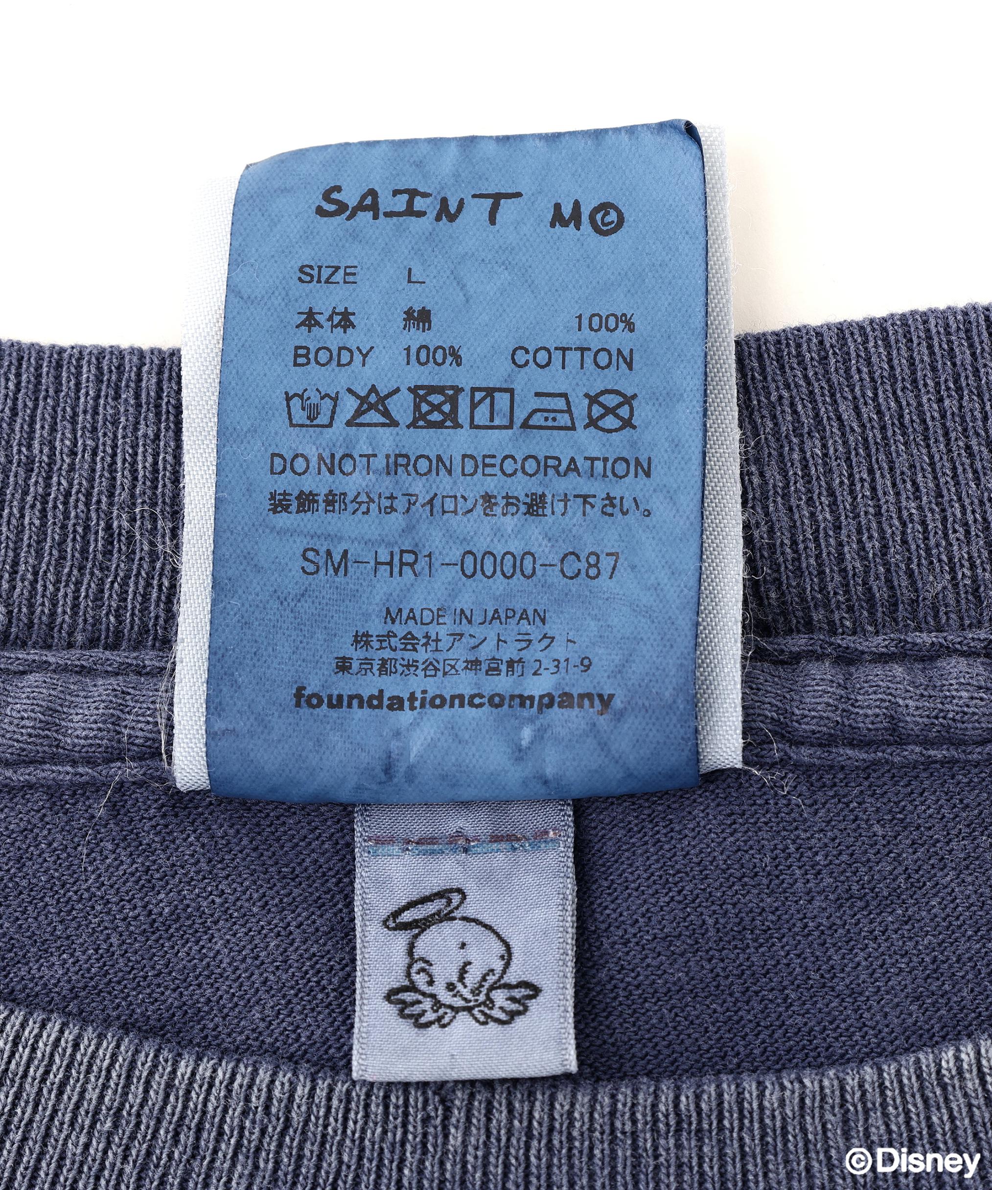 SAINT MICHAEL/セントマイケル/DSN_SS TEE RONJOU> NAVY ネイビー