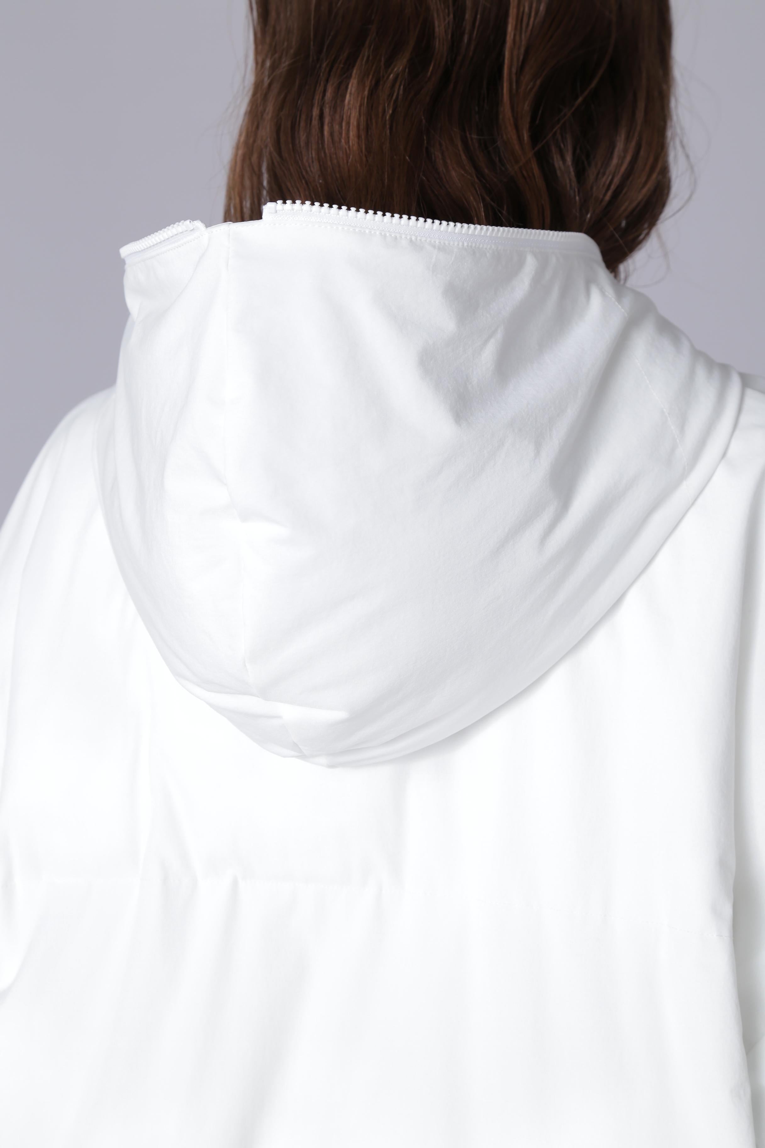 [THE HOLIDAY CLOSET] 中綿フードコート ホワイト