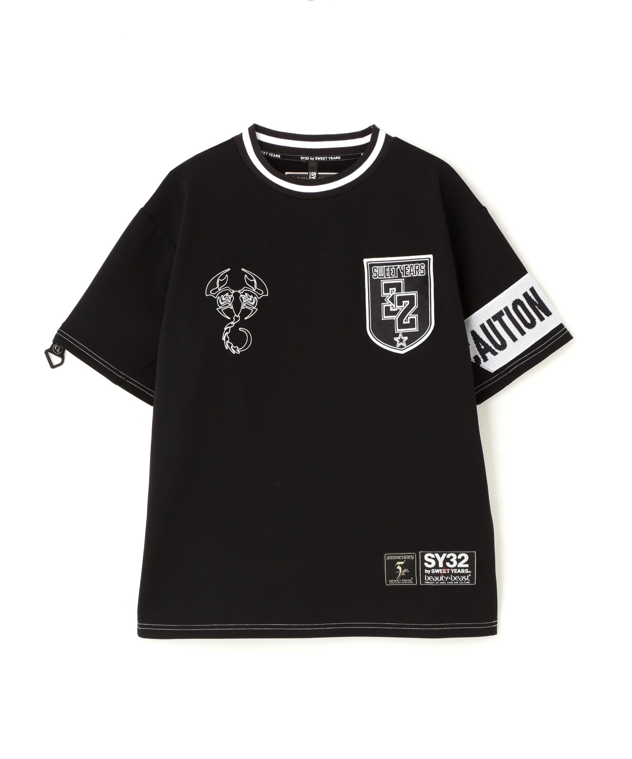 SY32 by SWEET YEARS/SY32×beauty:beast SWEAT TEE ブラック