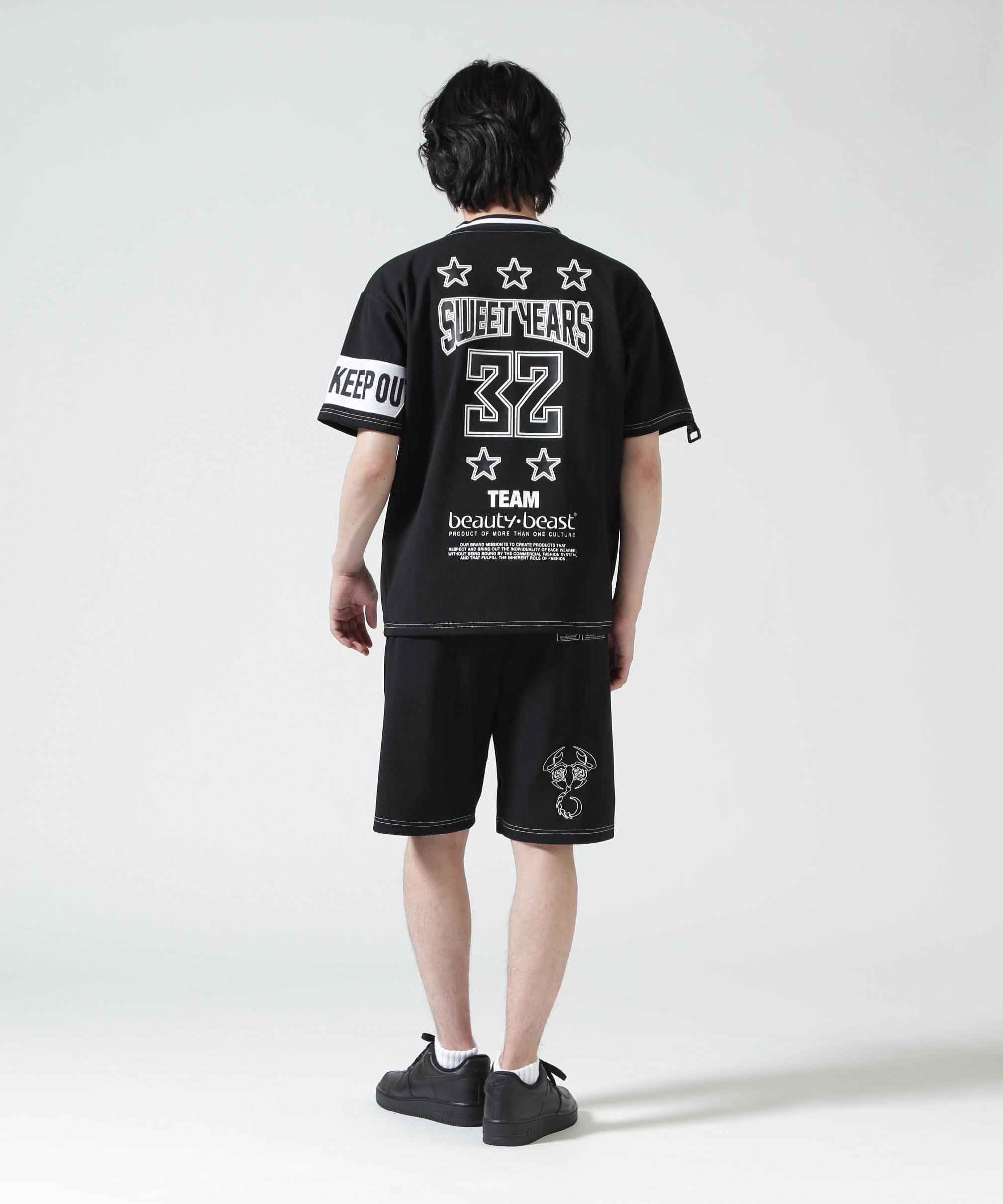 SY32 by SWEET YEARS/SY32×beauty:beast SWEAT TEE ブラック