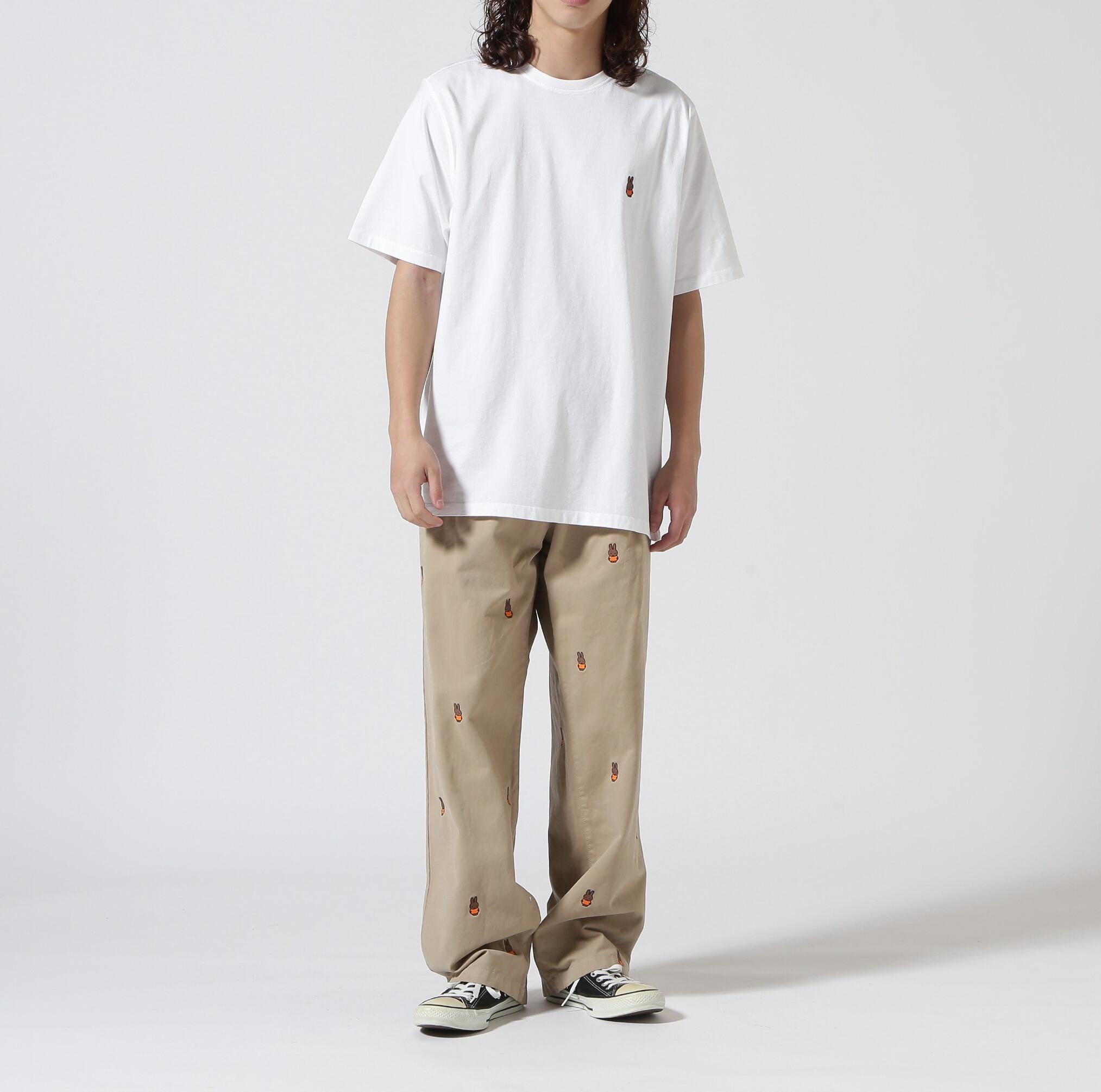 POP T>ADING COMPANY/Pop & Miffy Emoideed T-Shit ホワイト