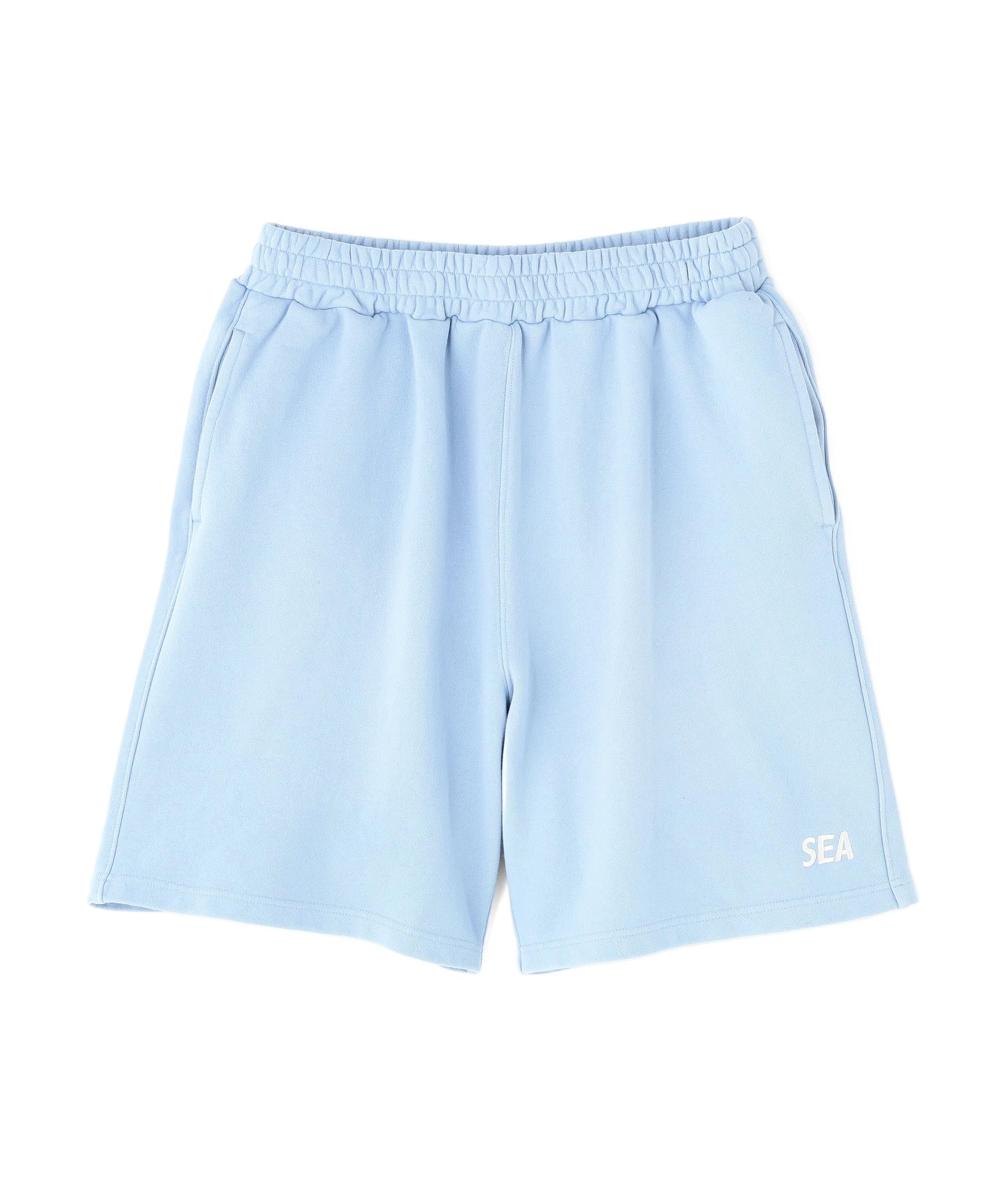 WIND AND SEA（ウィンダンシー）SULFUR DYEING LOGO HALF PANTS サックス1
