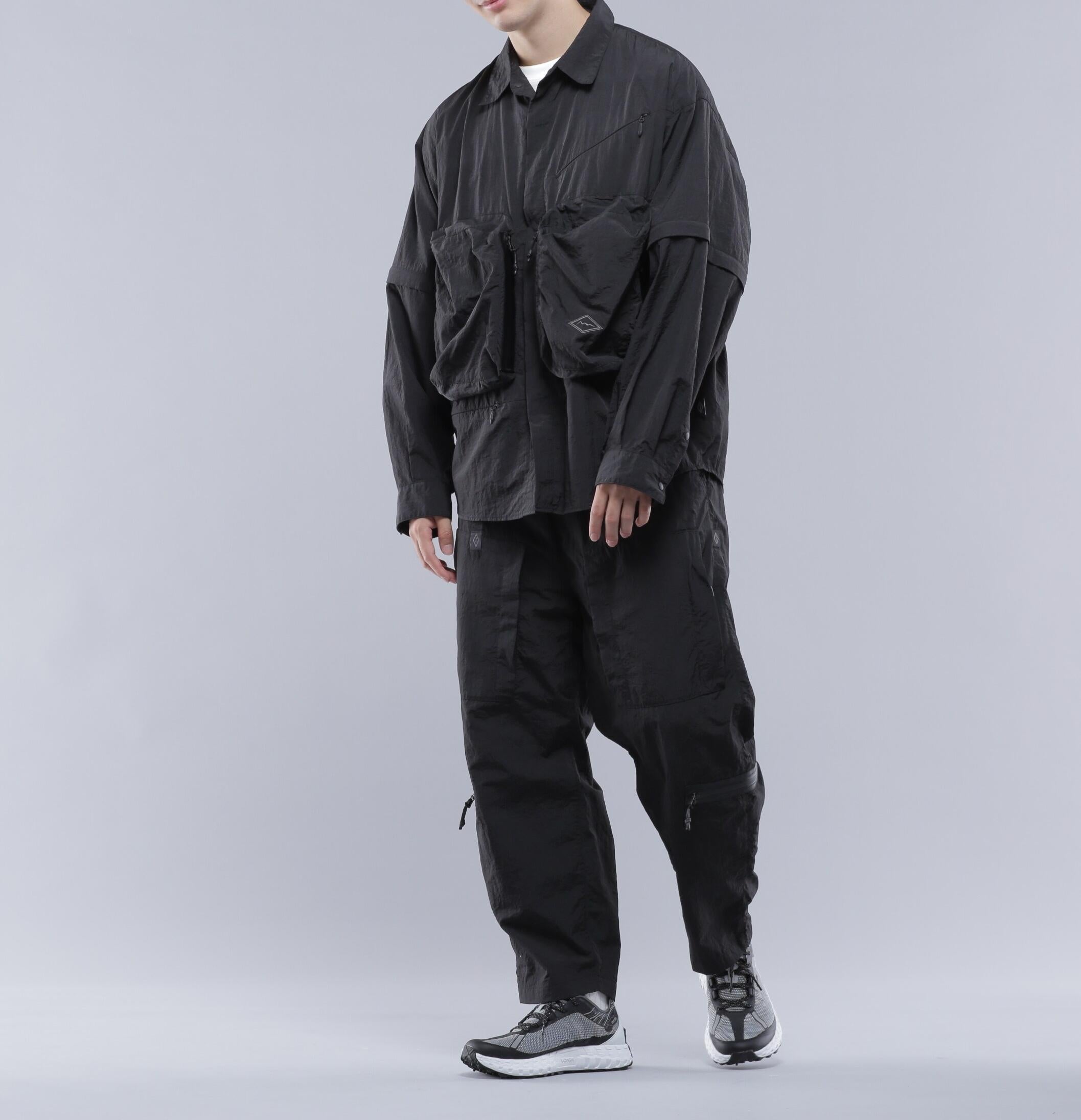 MANASTASH/マナスタッシュ/EXT>A MILE FLIGHT PANTS ブラック
