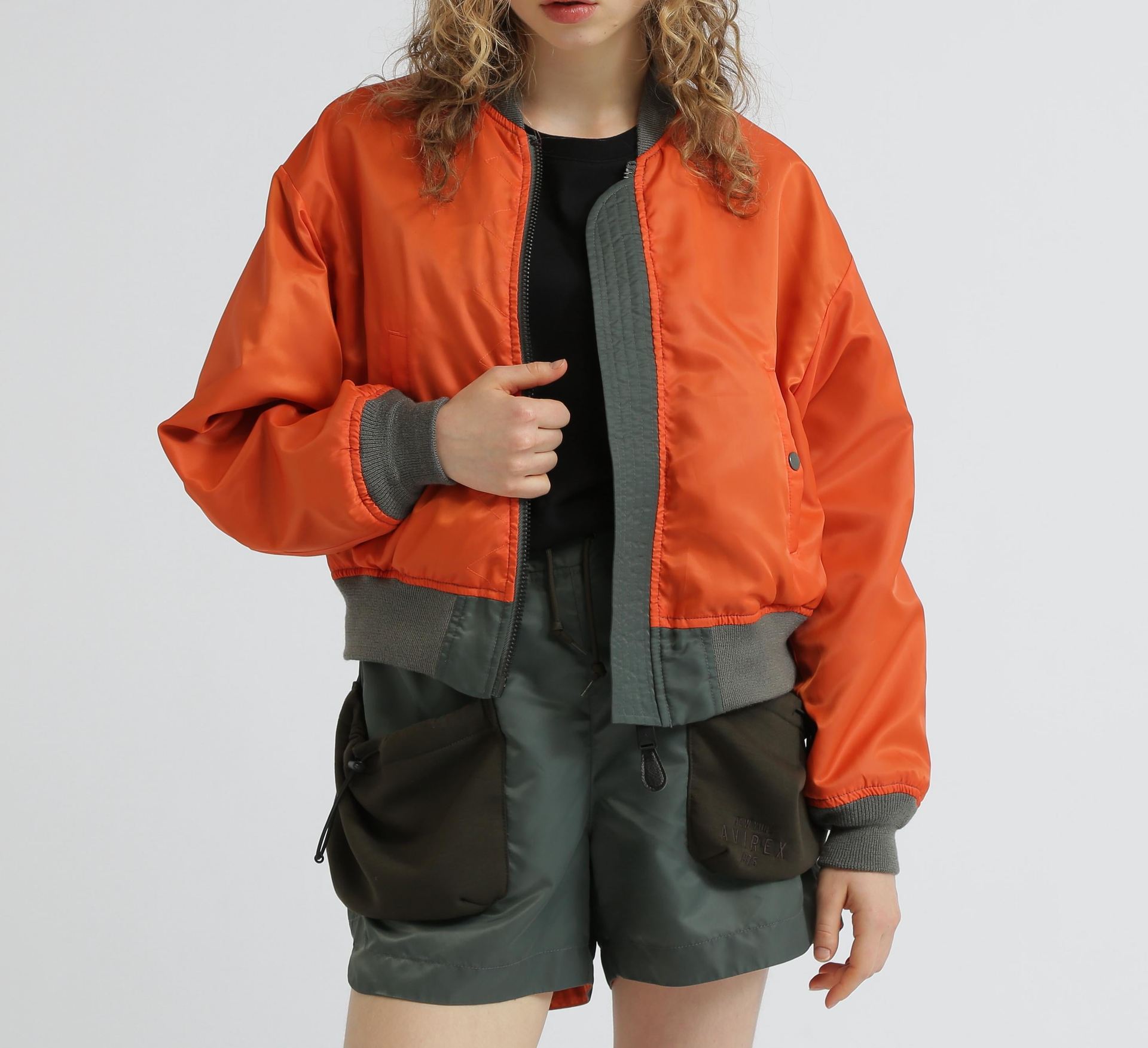 SHO>T LIGHT MA-1/ショートMA-1 オリーブ