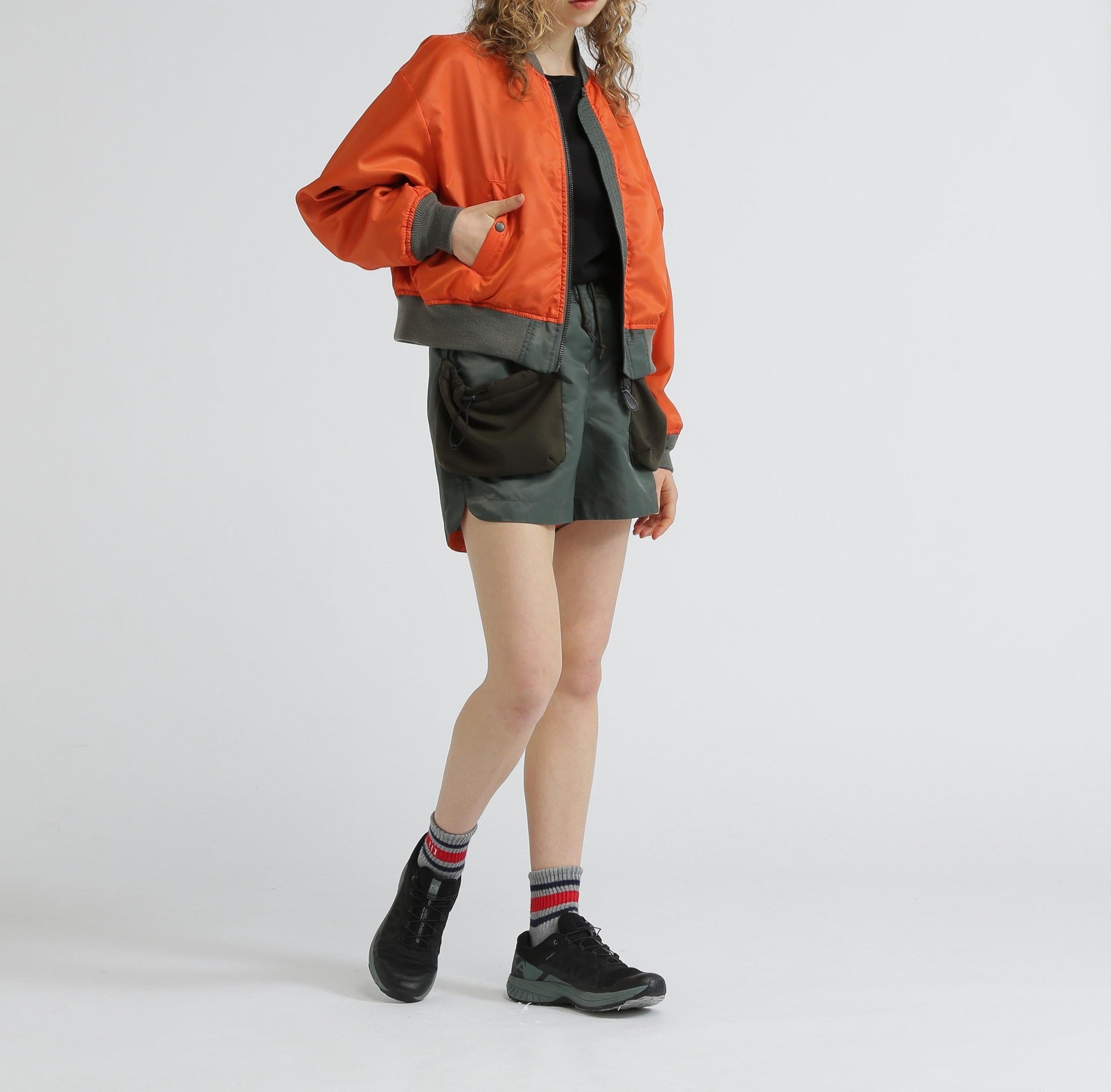 SHO>T LIGHT MA-1/ショートMA-1 オリーブ