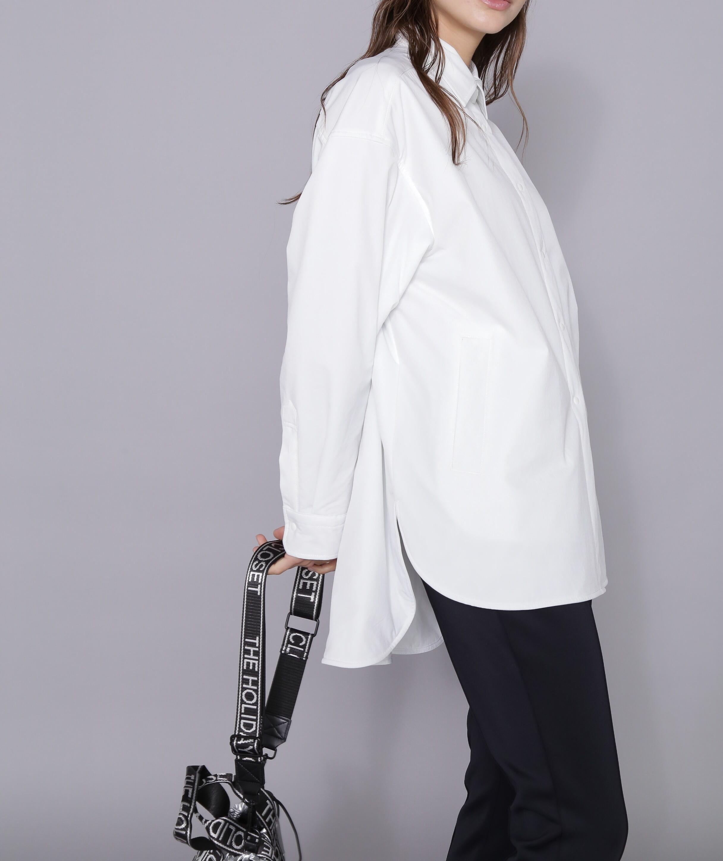 [THE HOLIDAY CLOSET] 中綿シャツジャケット ホワイト