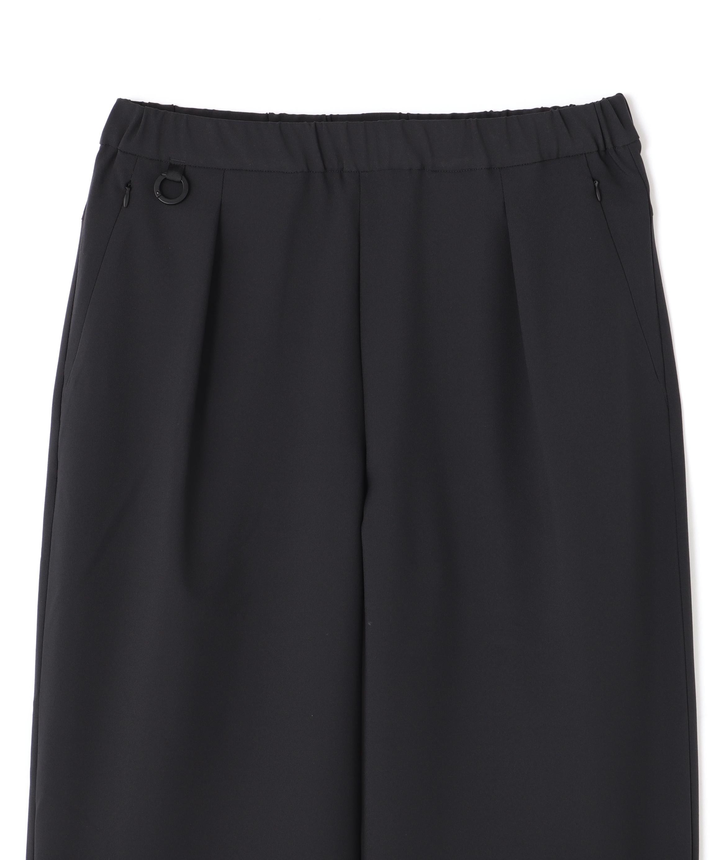 DESCENTE ALLTE>>AIN/デサントオルテライン/TECH WIDE PANTS/テックワイドパンツ ブラック