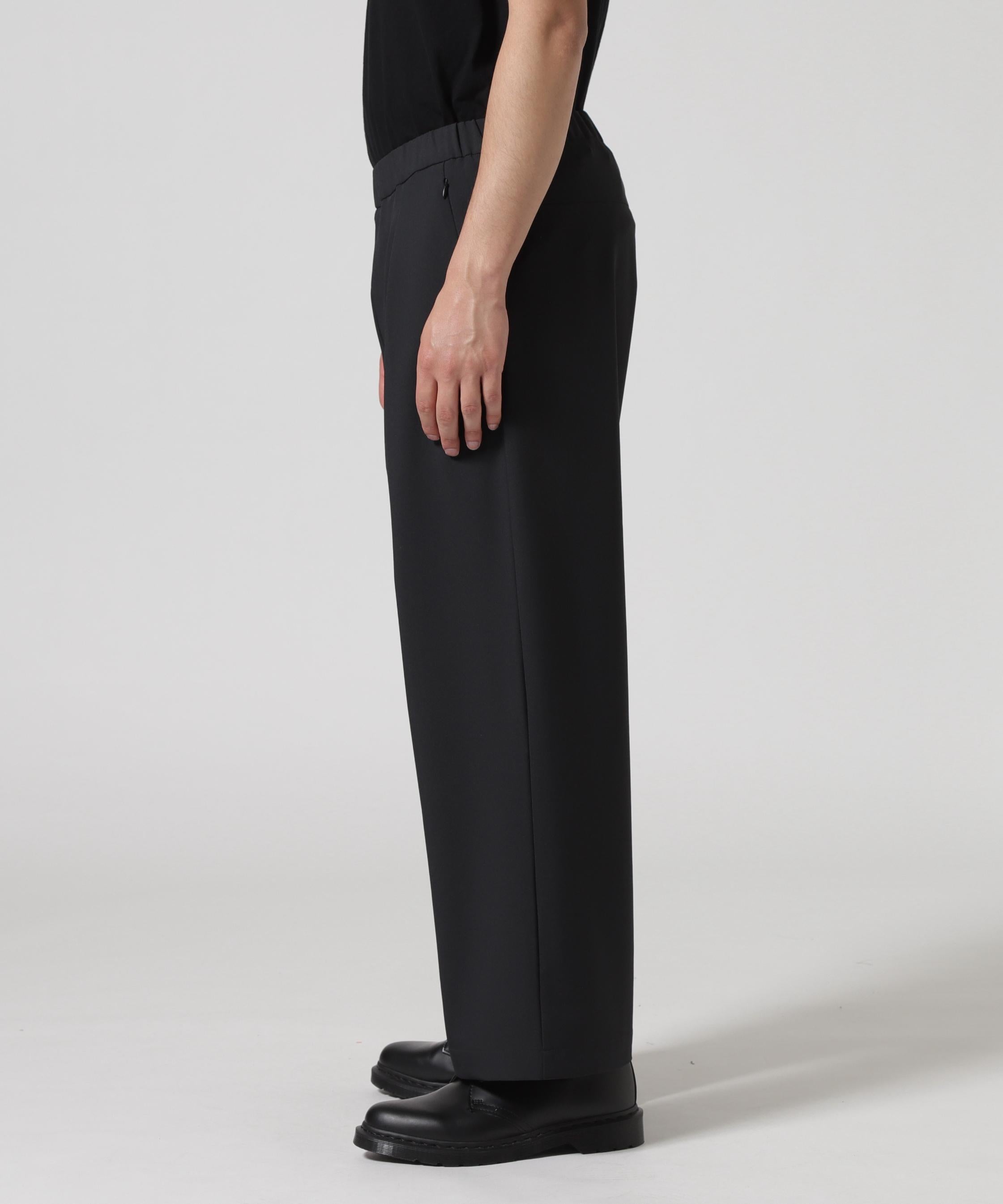 DESCENTE ALLTE>>AIN/デサントオルテライン/TECH WIDE PANTS/テックワイドパンツ ブラック
