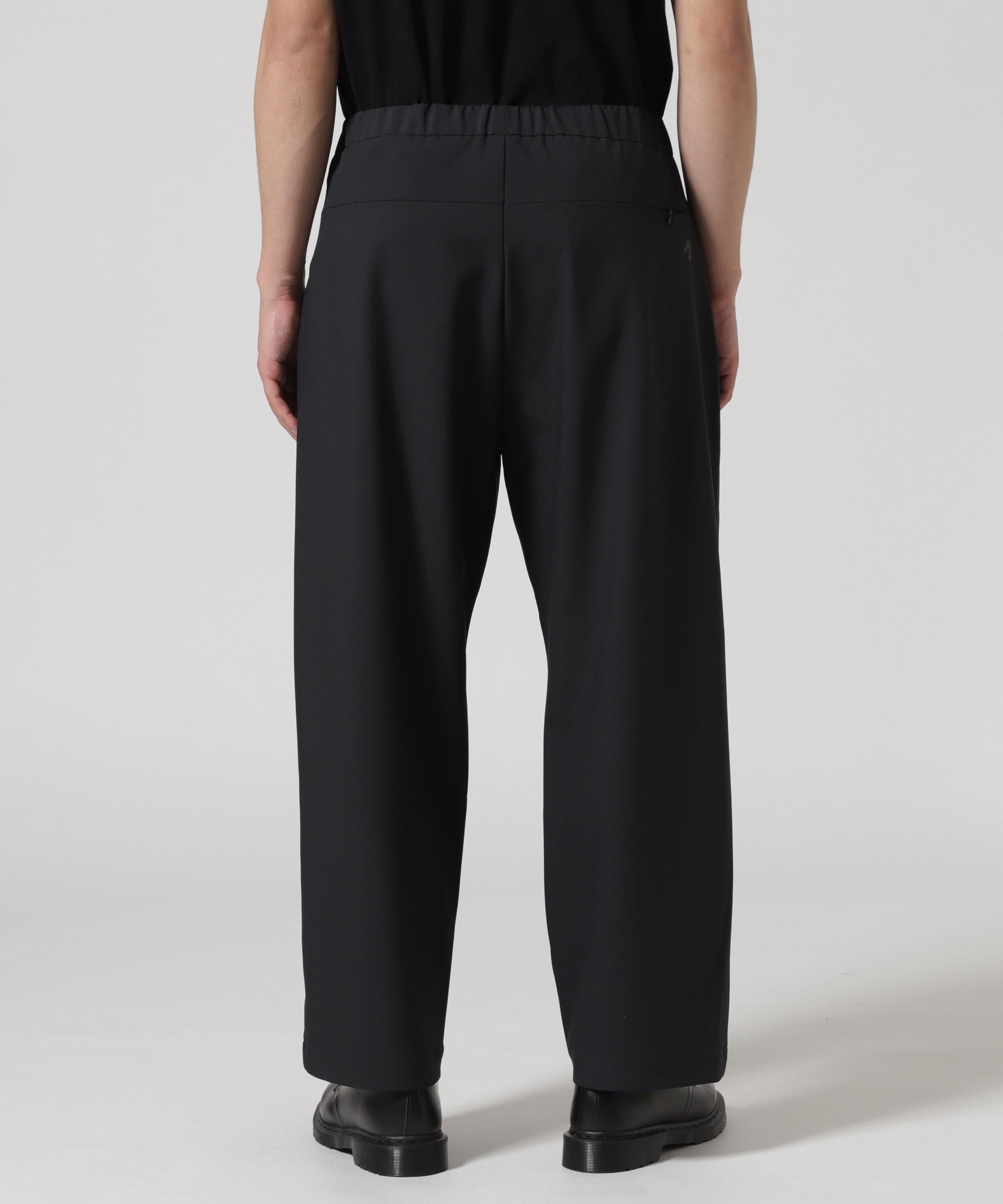 DESCENTE ALLTE>>AIN/デサントオルテライン/TECH WIDE PANTS/テックワイドパンツ ブラック