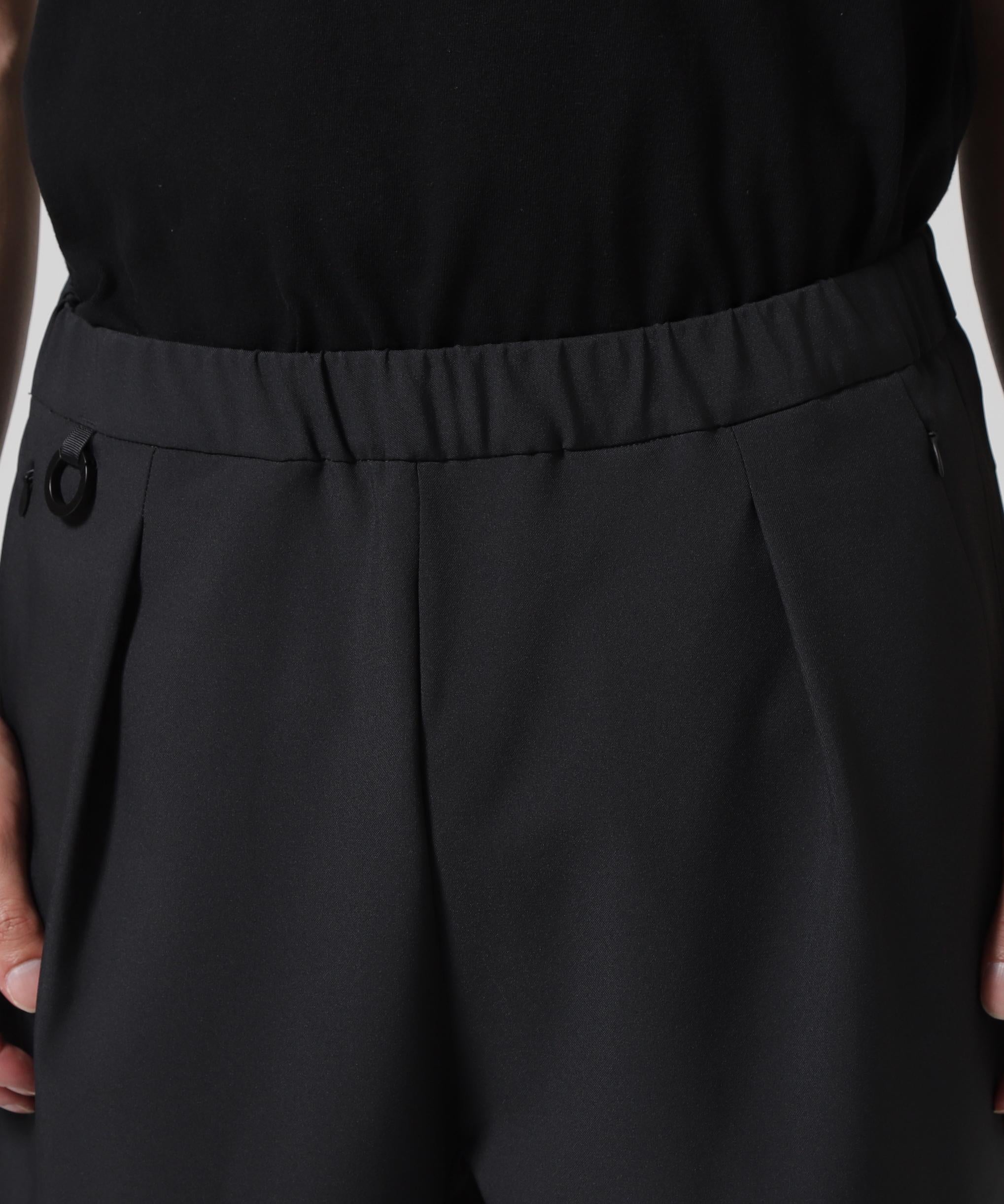 DESCENTE ALLTE>>AIN/デサントオルテライン/TECH WIDE PANTS/テックワイドパンツ ブラック