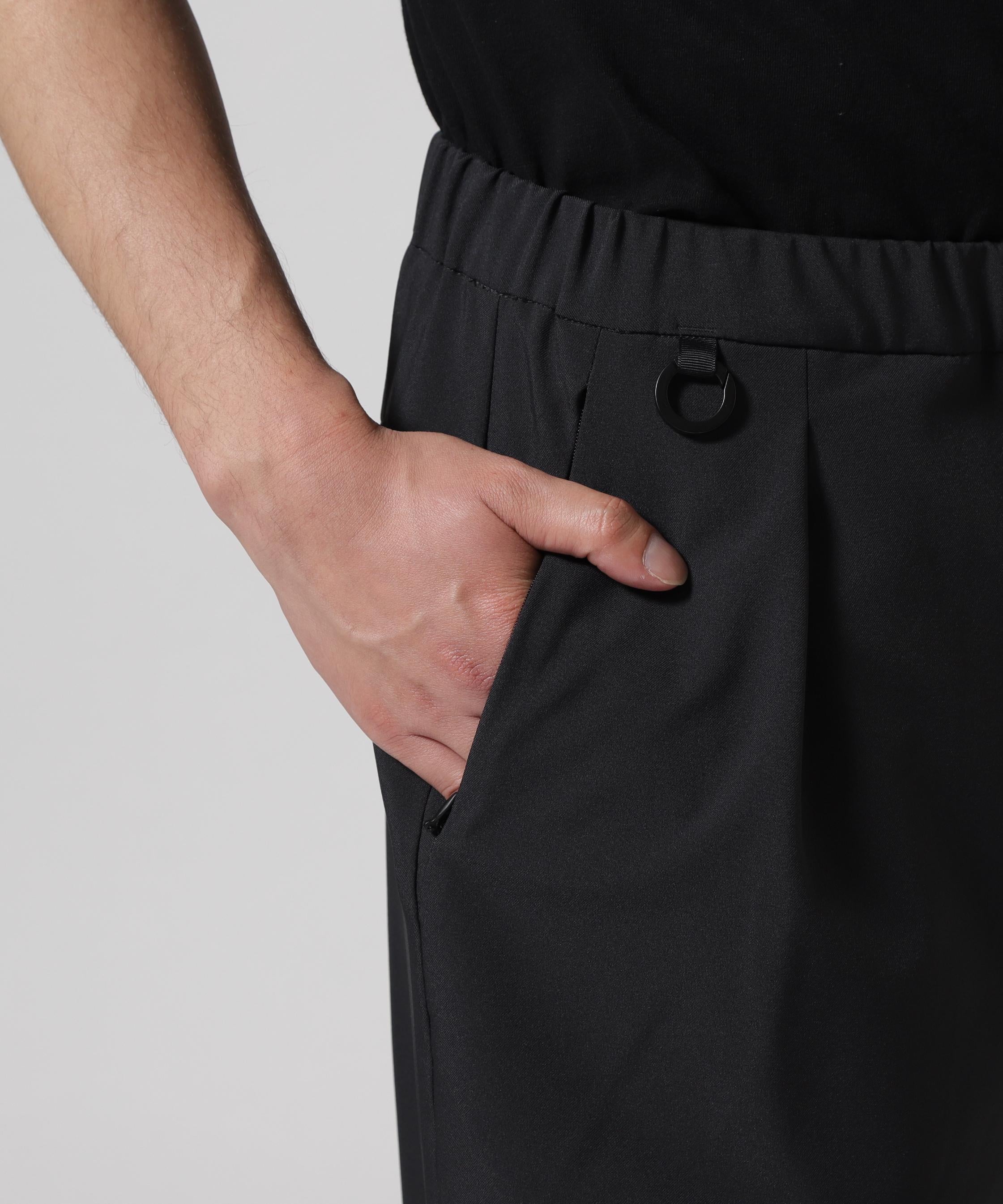 DESCENTE ALLTE>>AIN/デサントオルテライン/TECH WIDE PANTS/テックワイドパンツ ブラック