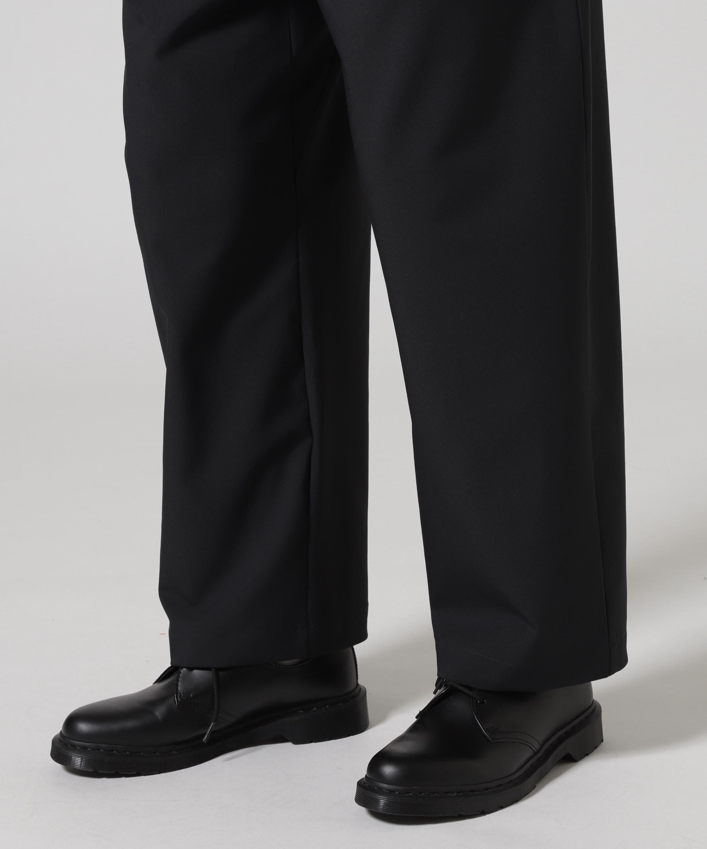 DESCENTE ALLTE>>AIN/デサントオルテライン/TECH WIDE PANTS/テックワイドパンツ ブラック