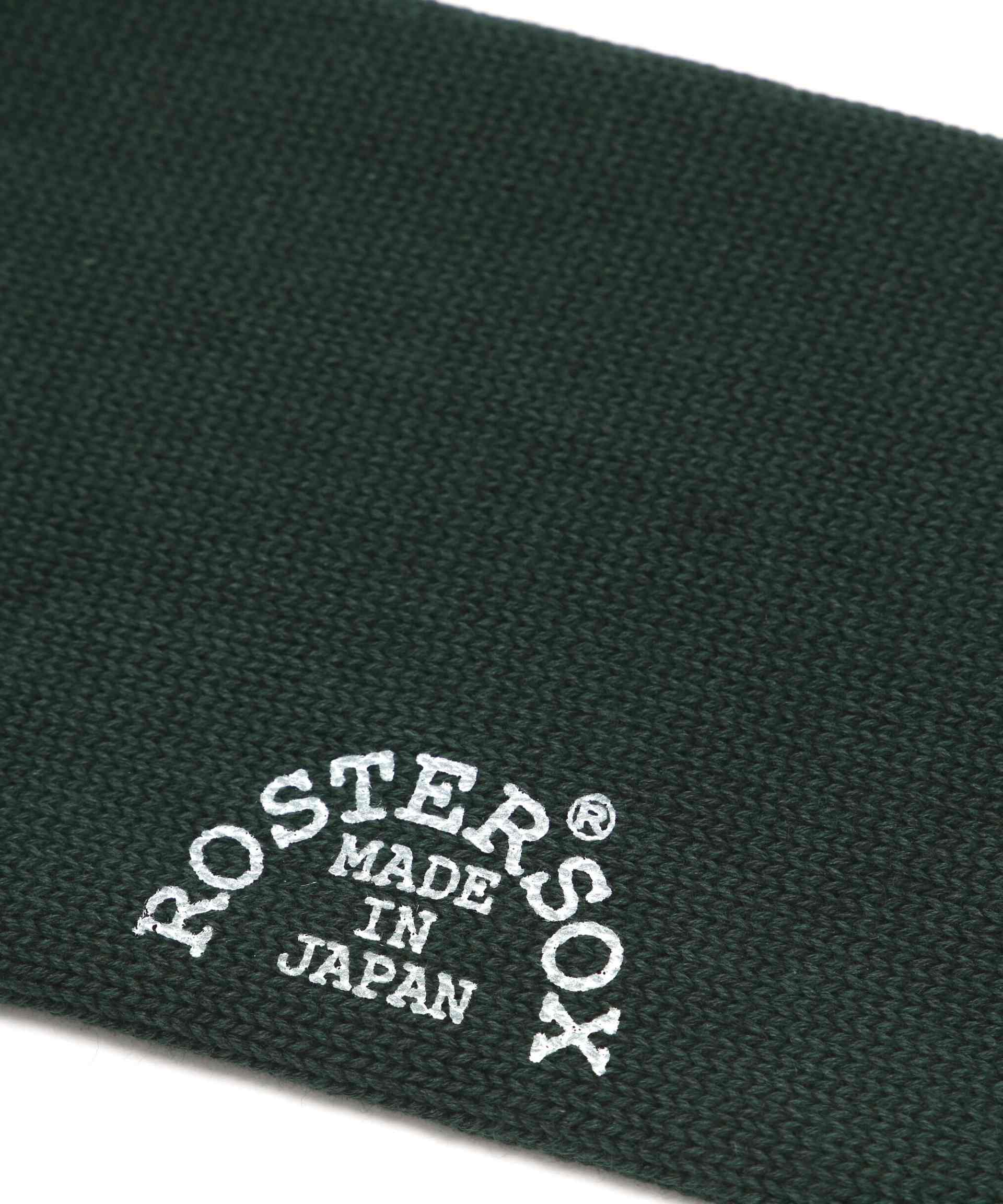 >OSTE> SOX/ロースターソックス/DE LA y X SOX グリーン