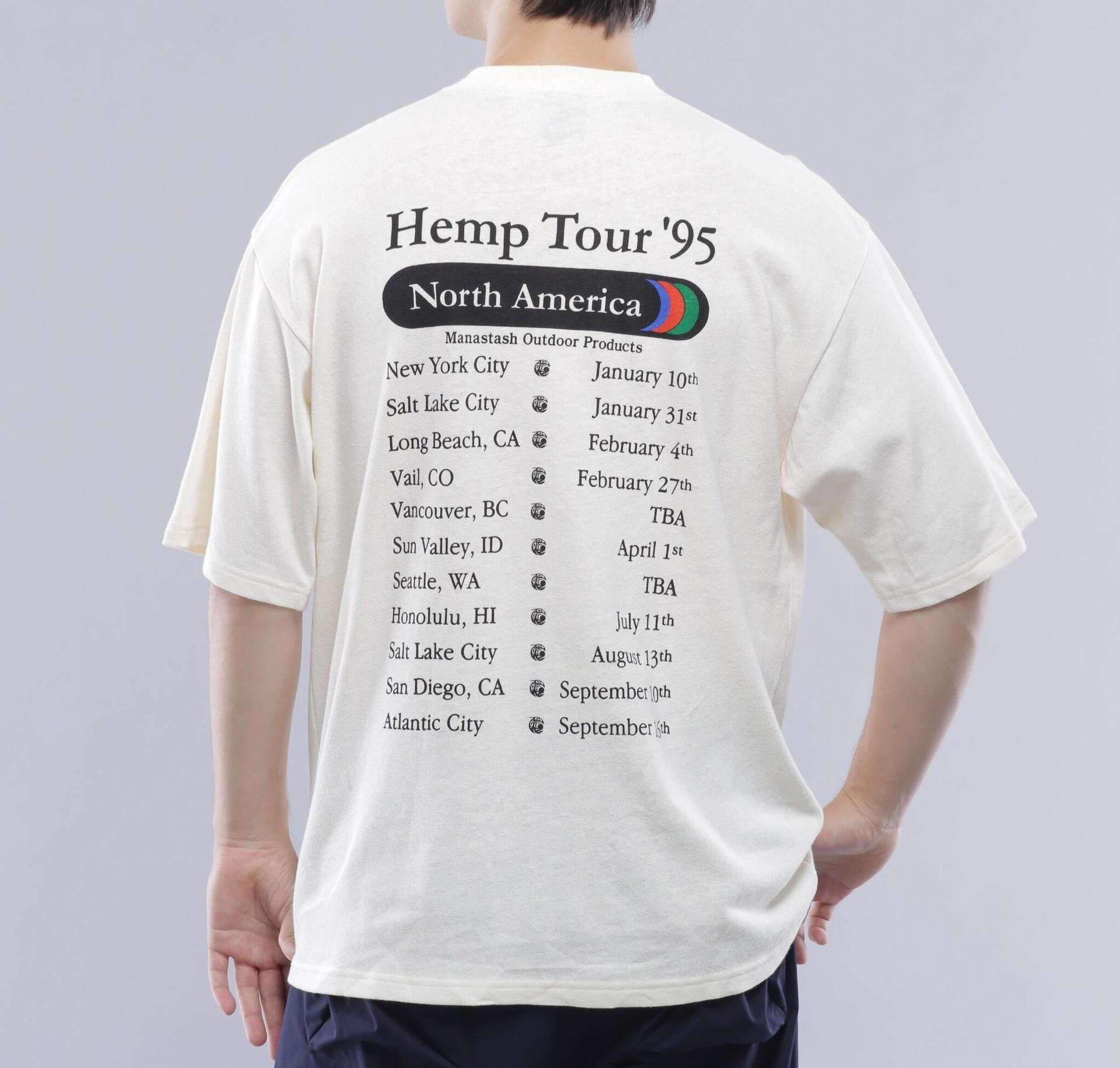MANASTASH/マナスタッシュ/HEMP TEE TOU>/ヘンプツアーTシャツ ナチュラル4