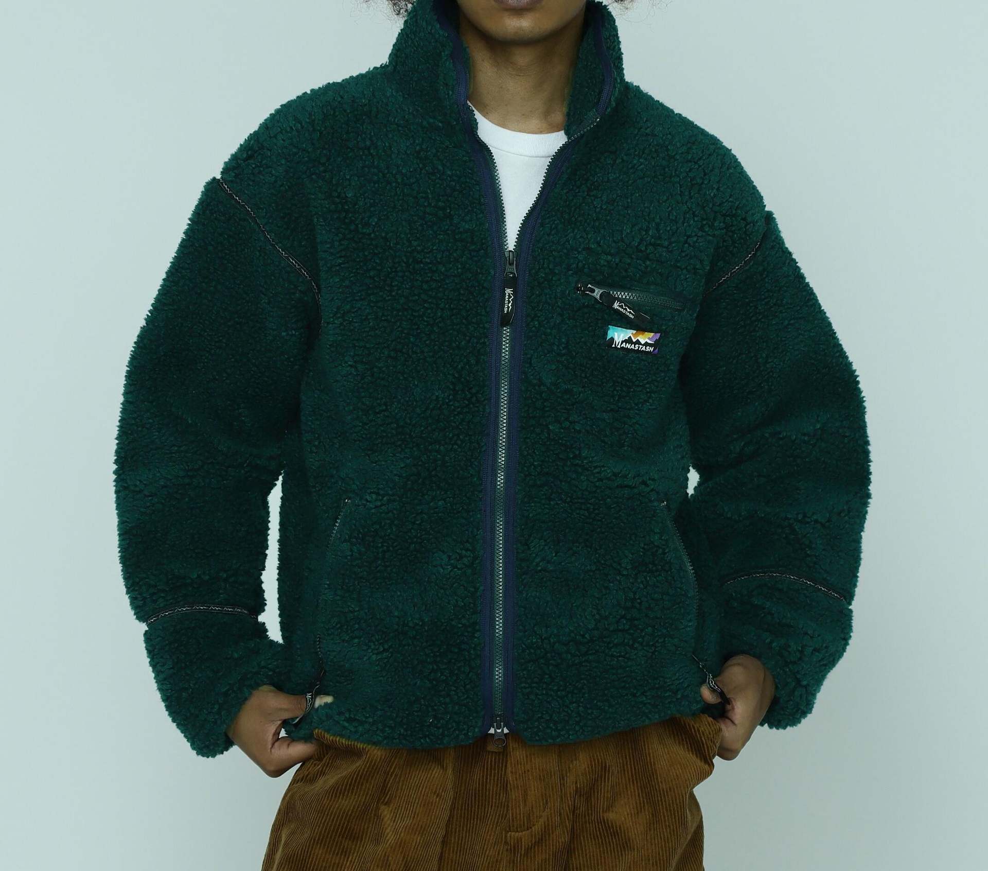 MANASTASH/MT. GO>ILLA JACKET /ゴリラジャケット ダークグリーン