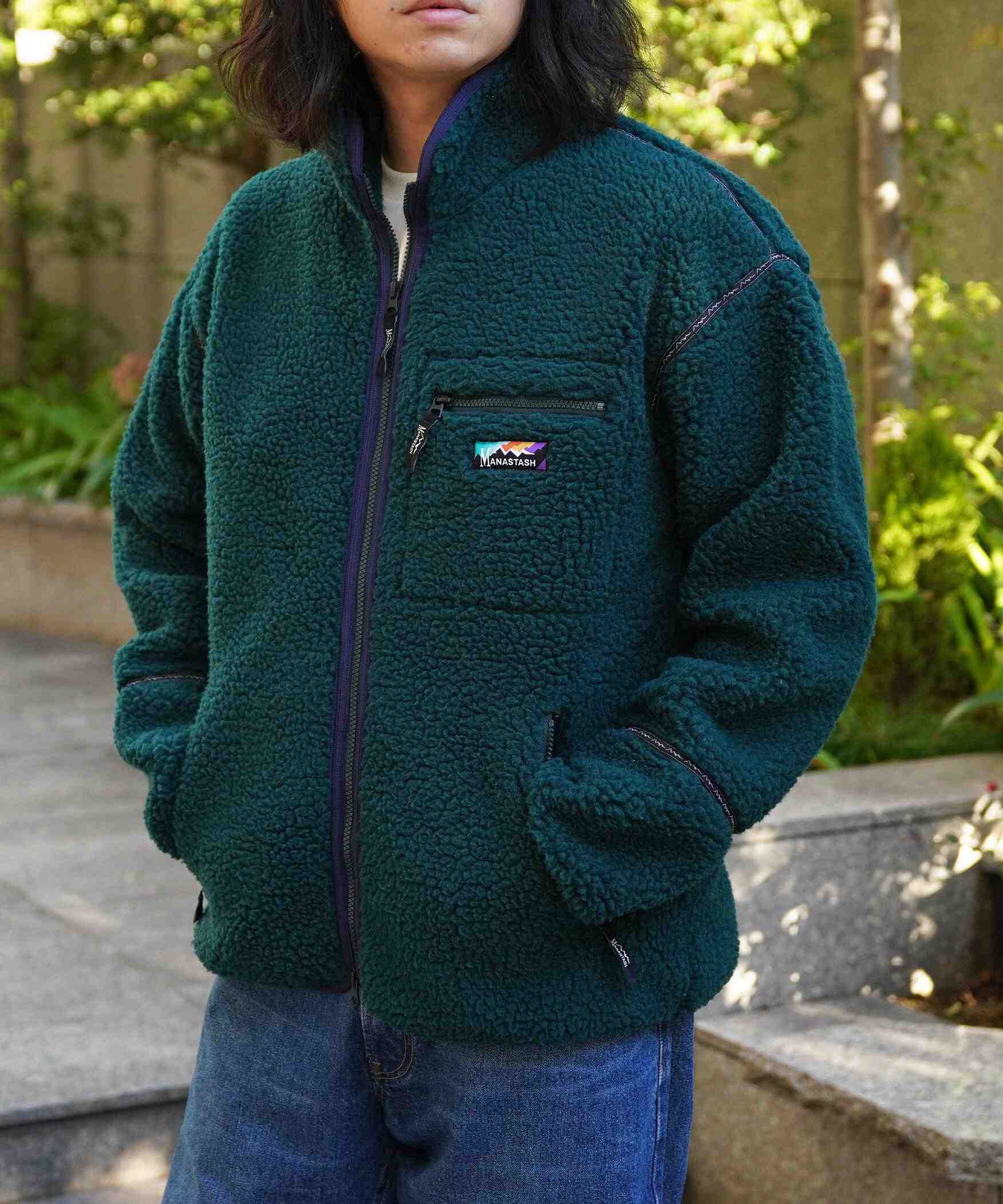 MANASTASH/MT. GO>ILLA JACKET /ゴリラジャケット ダークグリーン