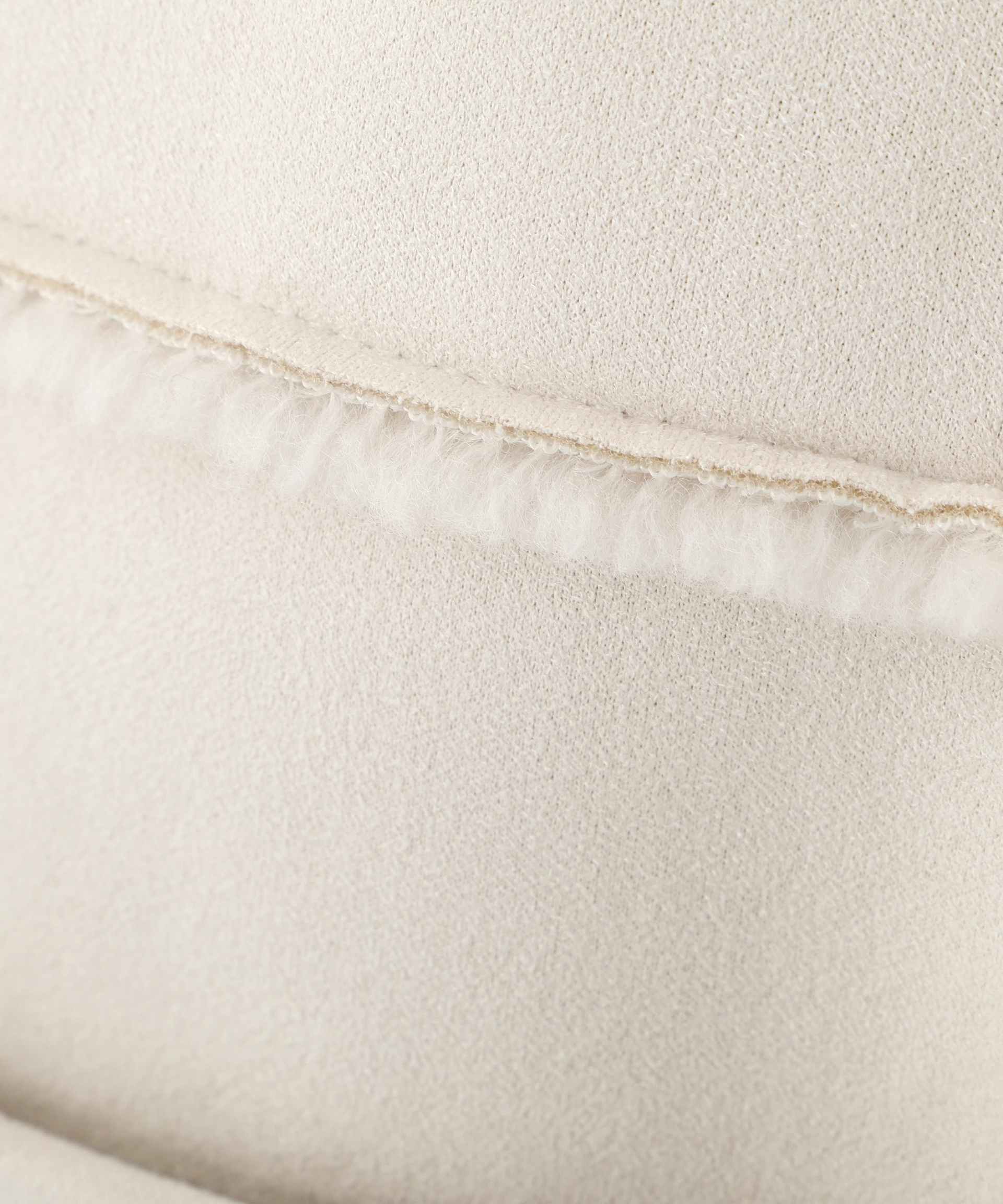 リバーシブルフェイクスウェードコート エクリュ1