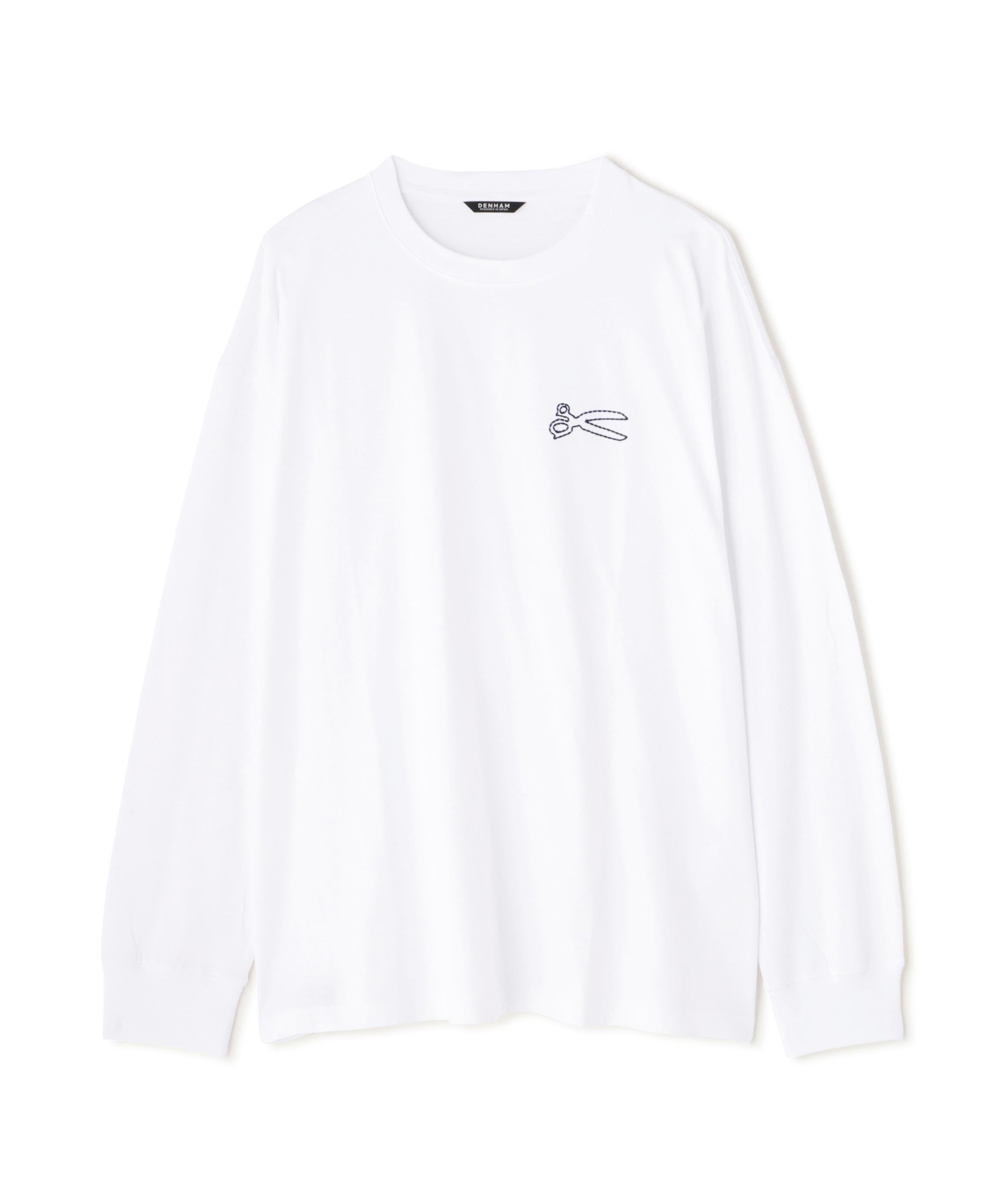DENHAM/デンハム/CHAIN LS TEE ホワイト