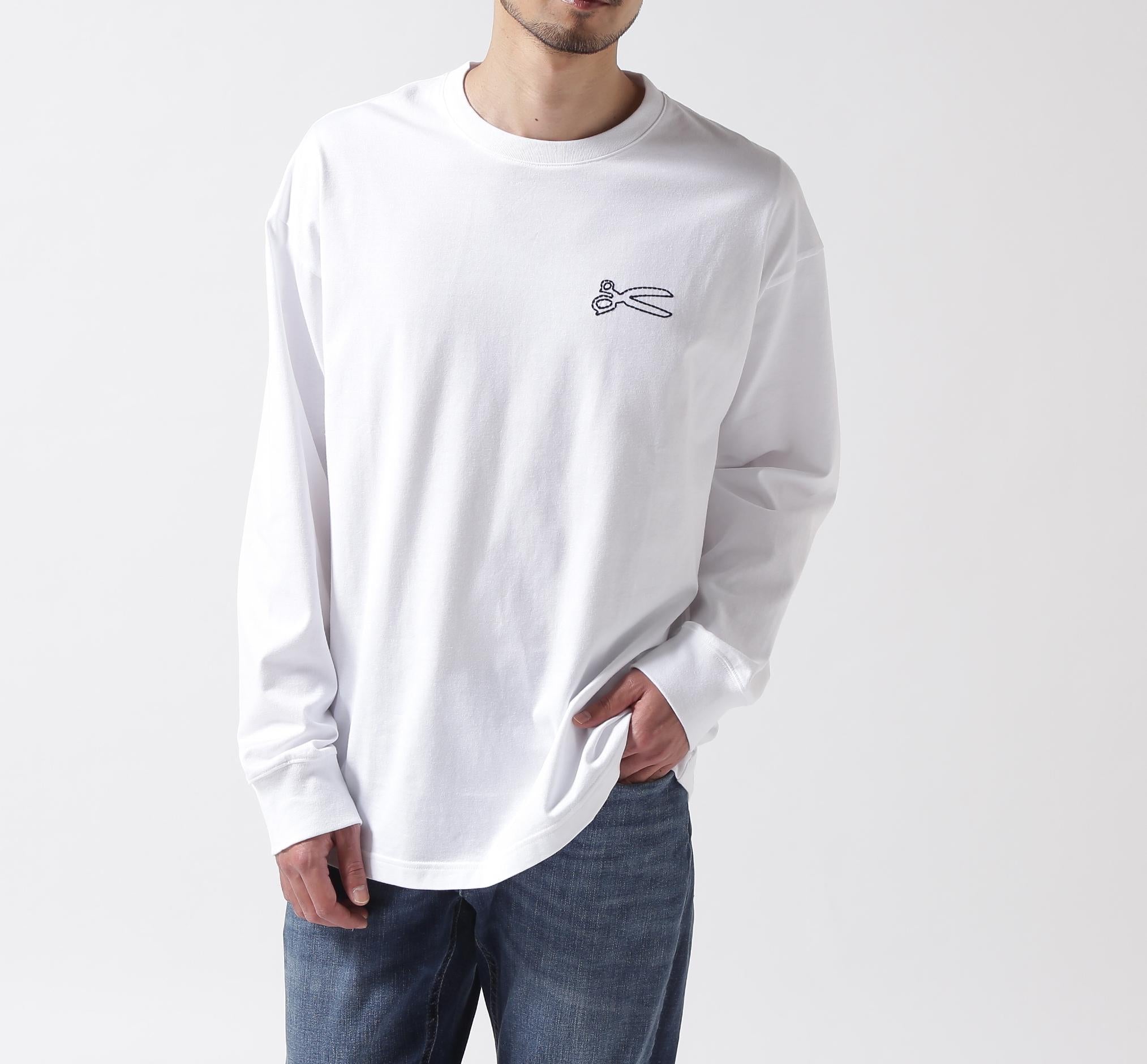 DENHAM/デンハム/CHAIN LS TEE ホワイト
