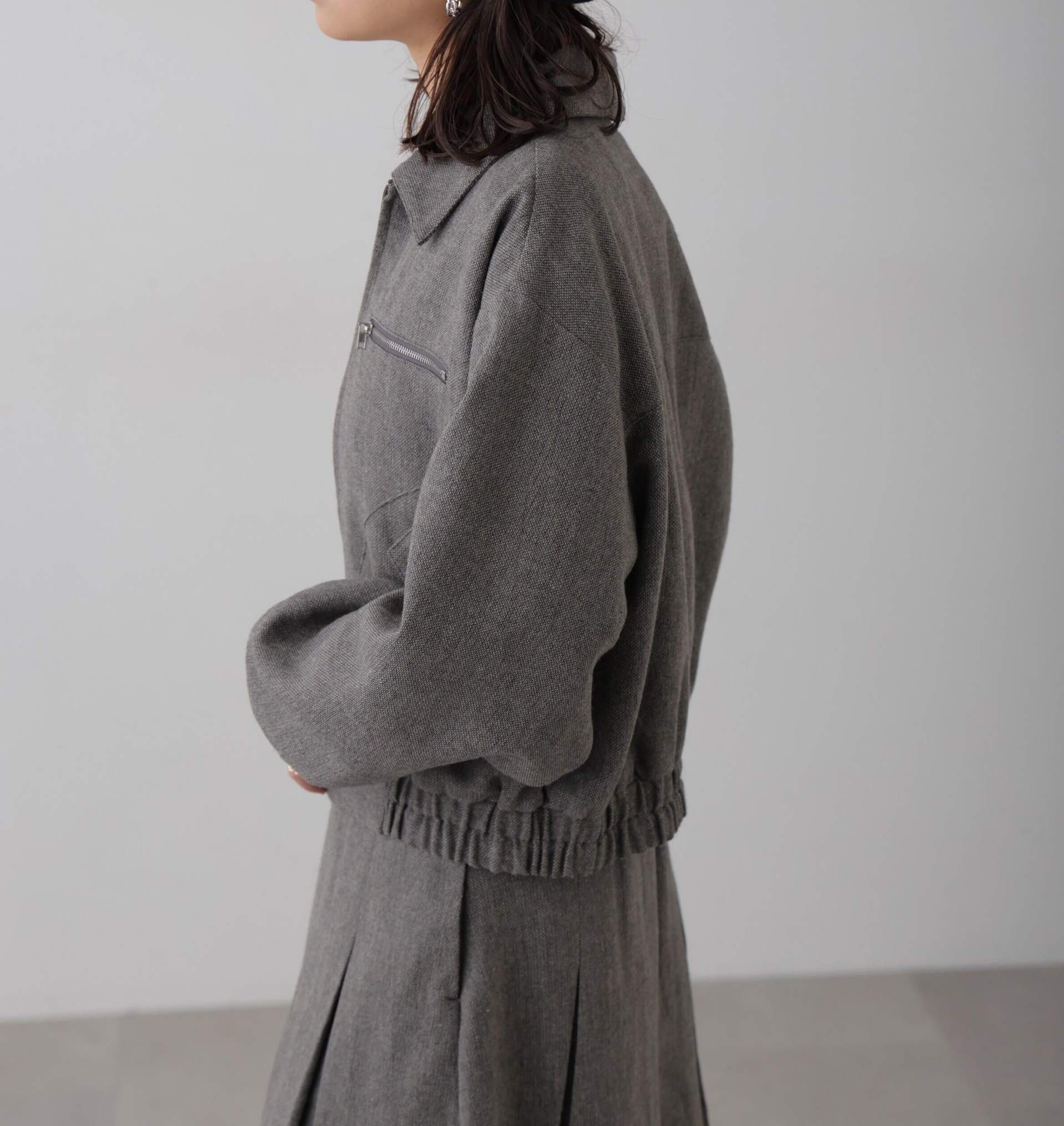 Zip-up Blouson