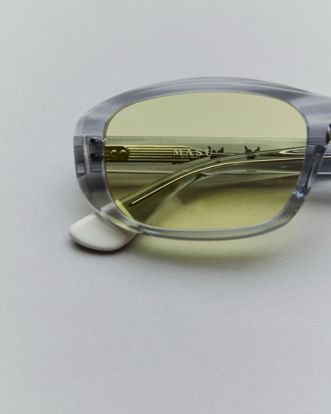MASU×RLANC/エムエーエスユー/ OVAL SHAPE SUNGLASSES グレー